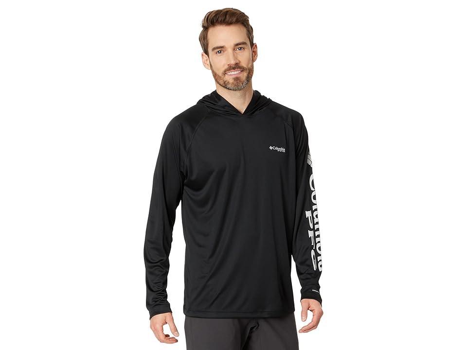 Men's Columbia PFG UPF 50 Terminal Tackle™ Hoodie, Size: XXL, Cool Gray Product Image