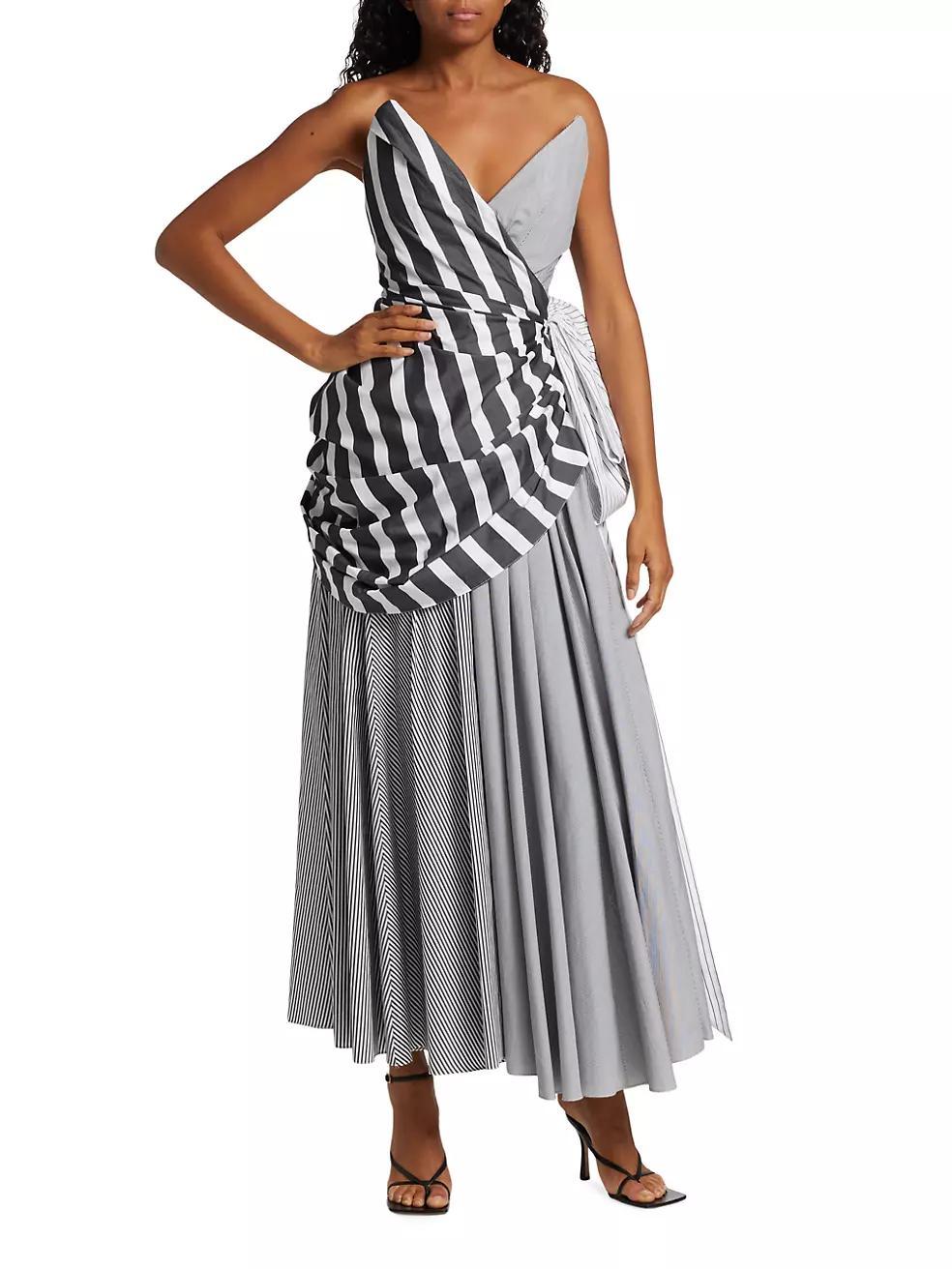 Strapless Draped Gown Product Image