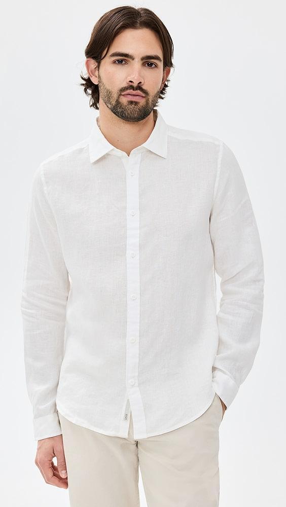 Onia Formal Linen Shirt | Shopbop Product Image