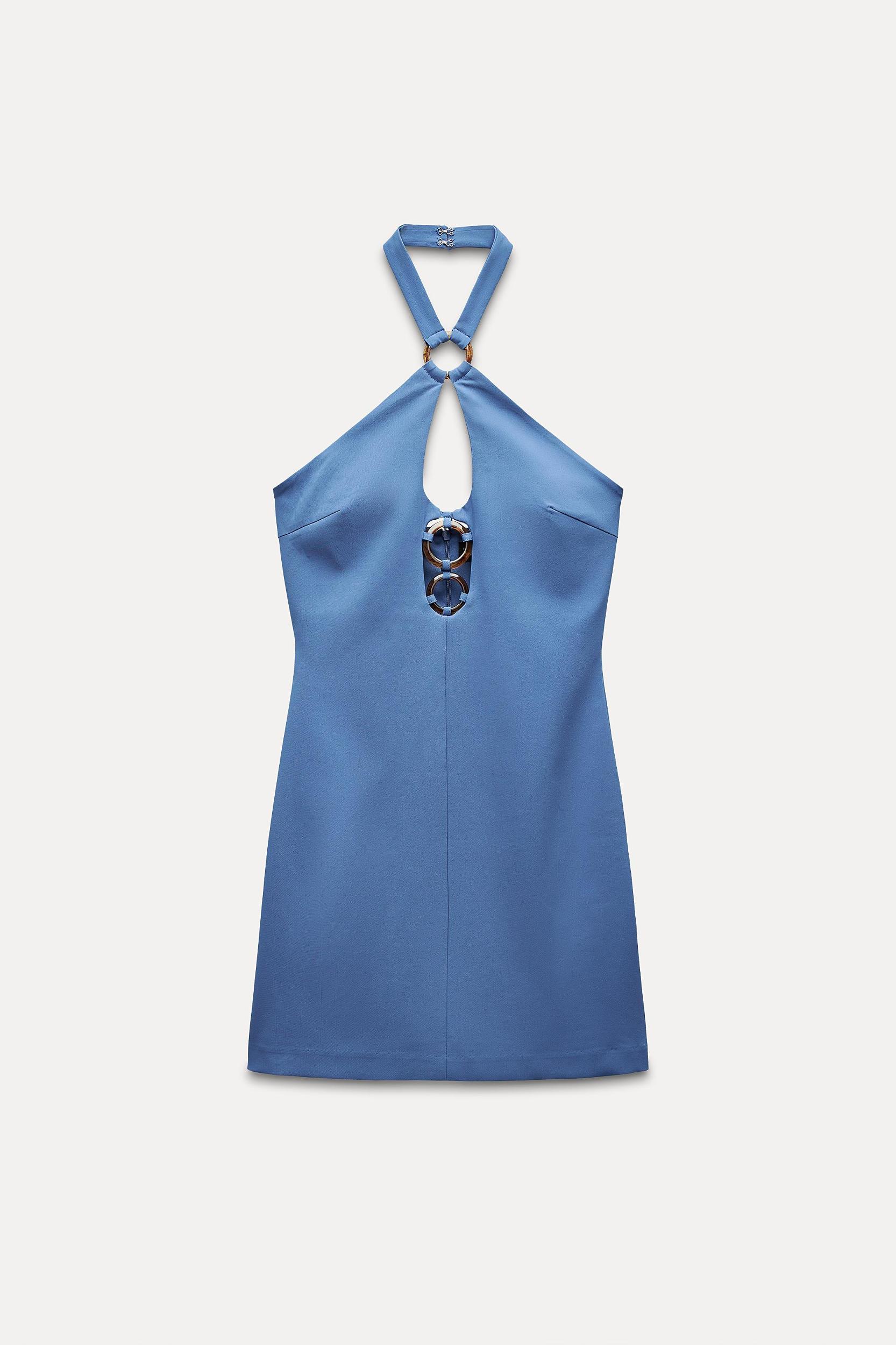 SHORT HALTER DRESS Product Image