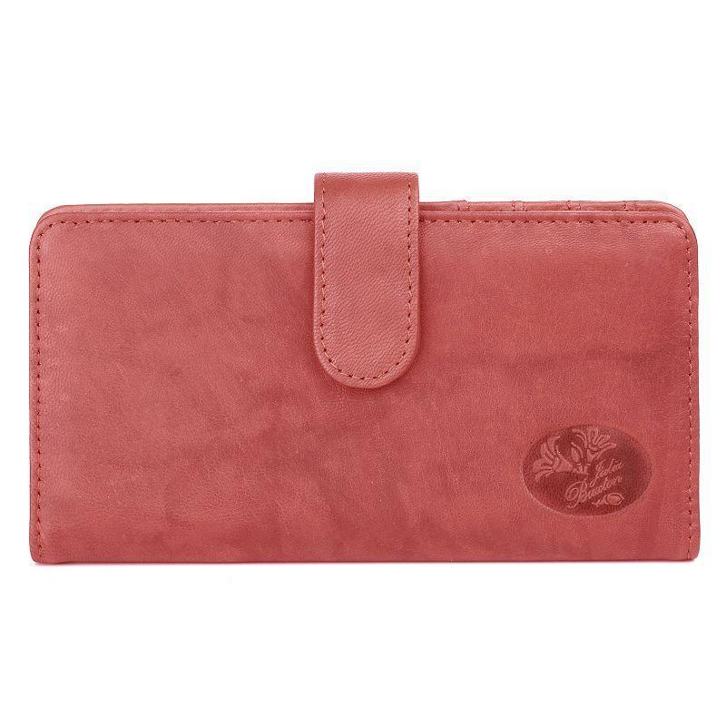 Julia Buxton Heiress Pik-Me-Up RFID-Blocking Leather Checkbook Keeper Product Image