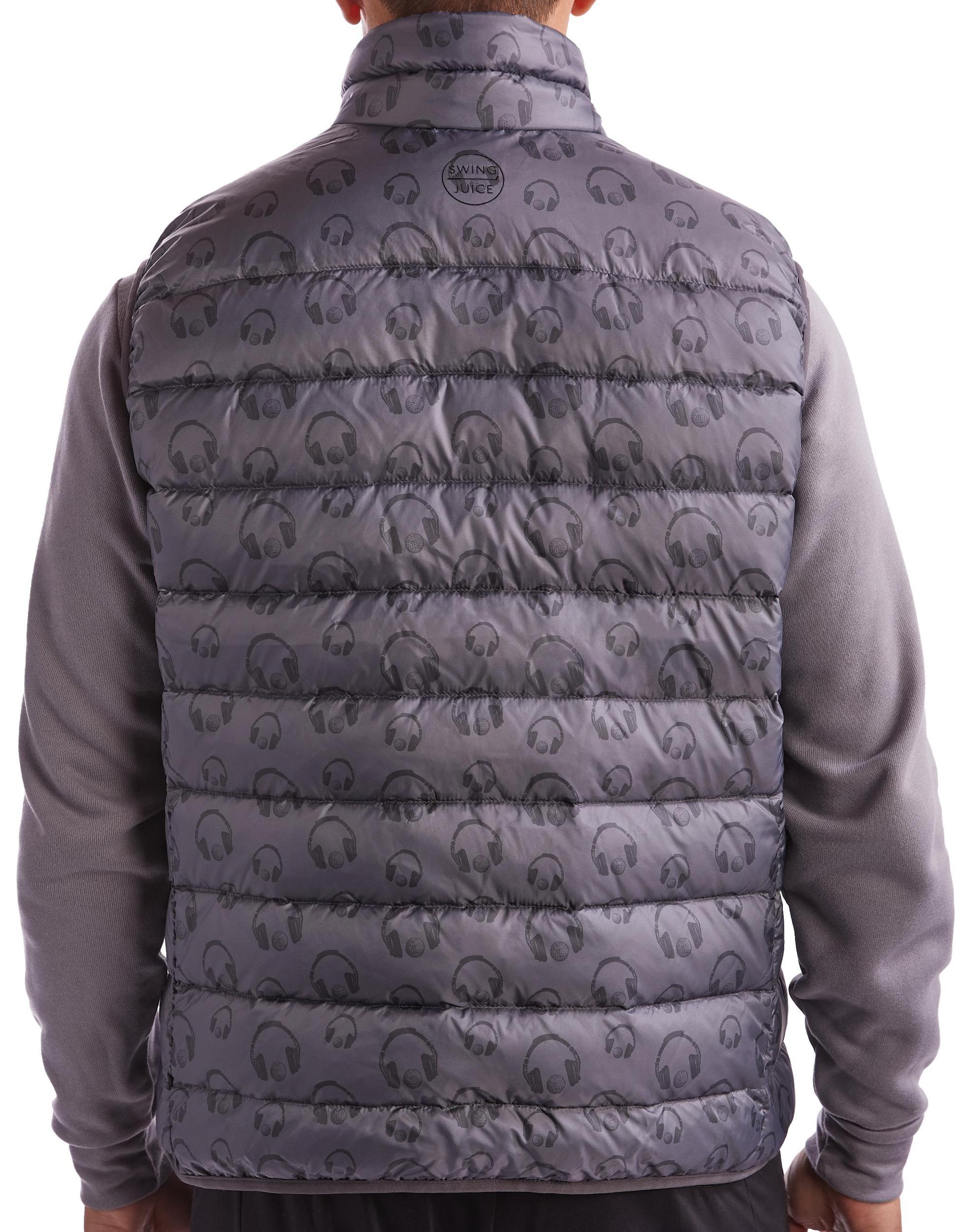SwingJuice Golf & Hip Hop Men's Packable Puffer Vest Product Image