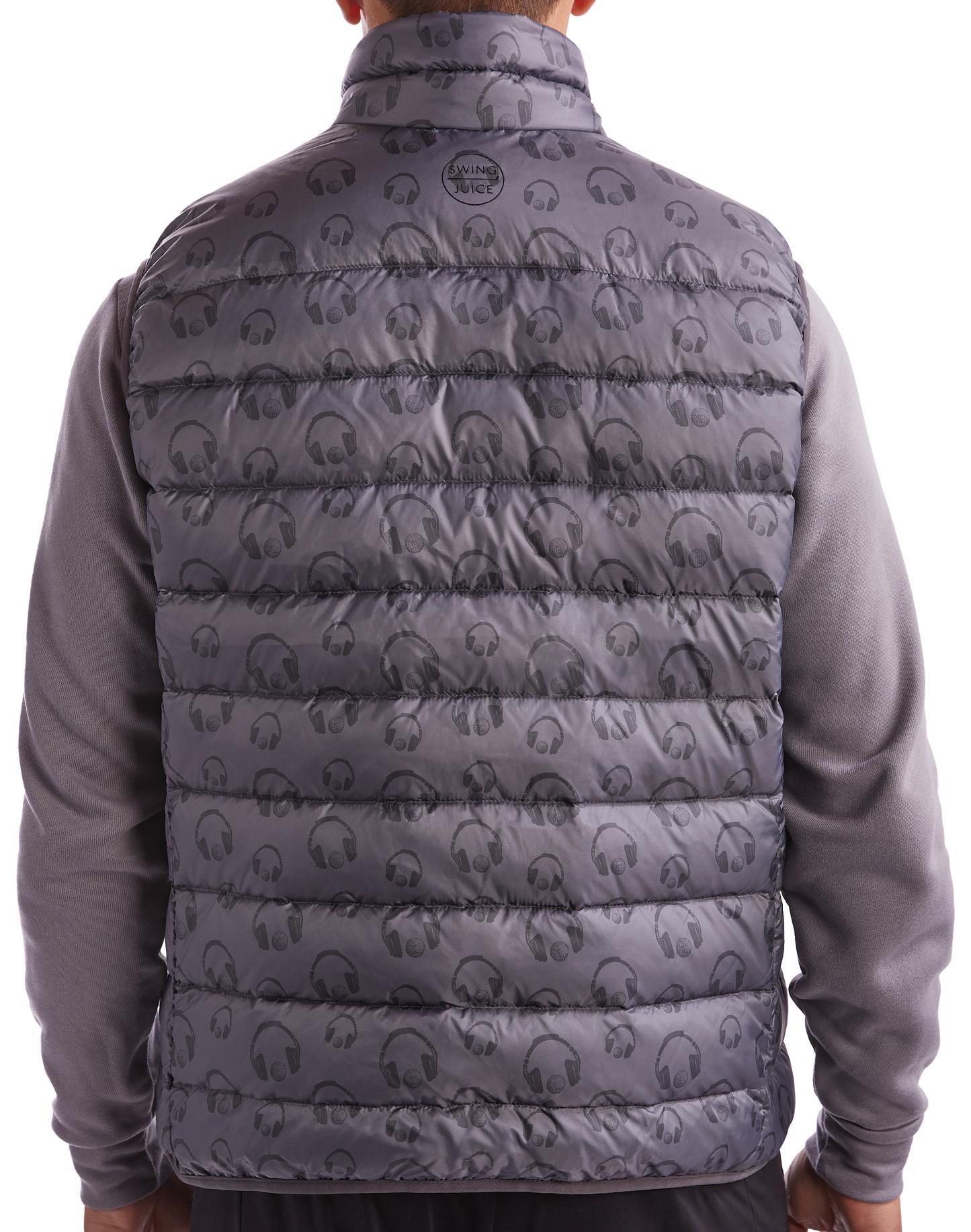 SwingJuice Golf & Hip Hop Men's Packable Puffer Vest Product Image