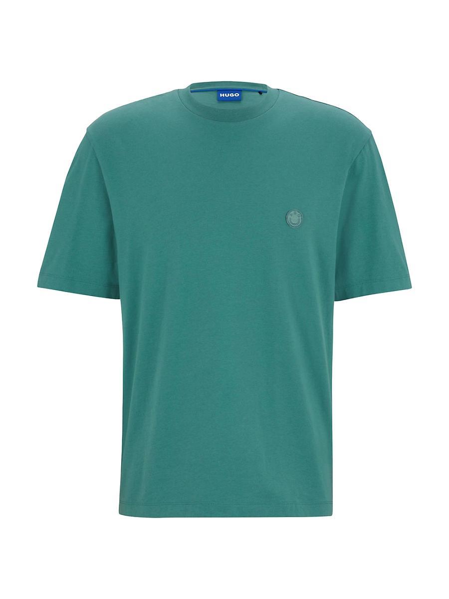 Mens Cotton-Jersey T-Shirt with Logo Product Image