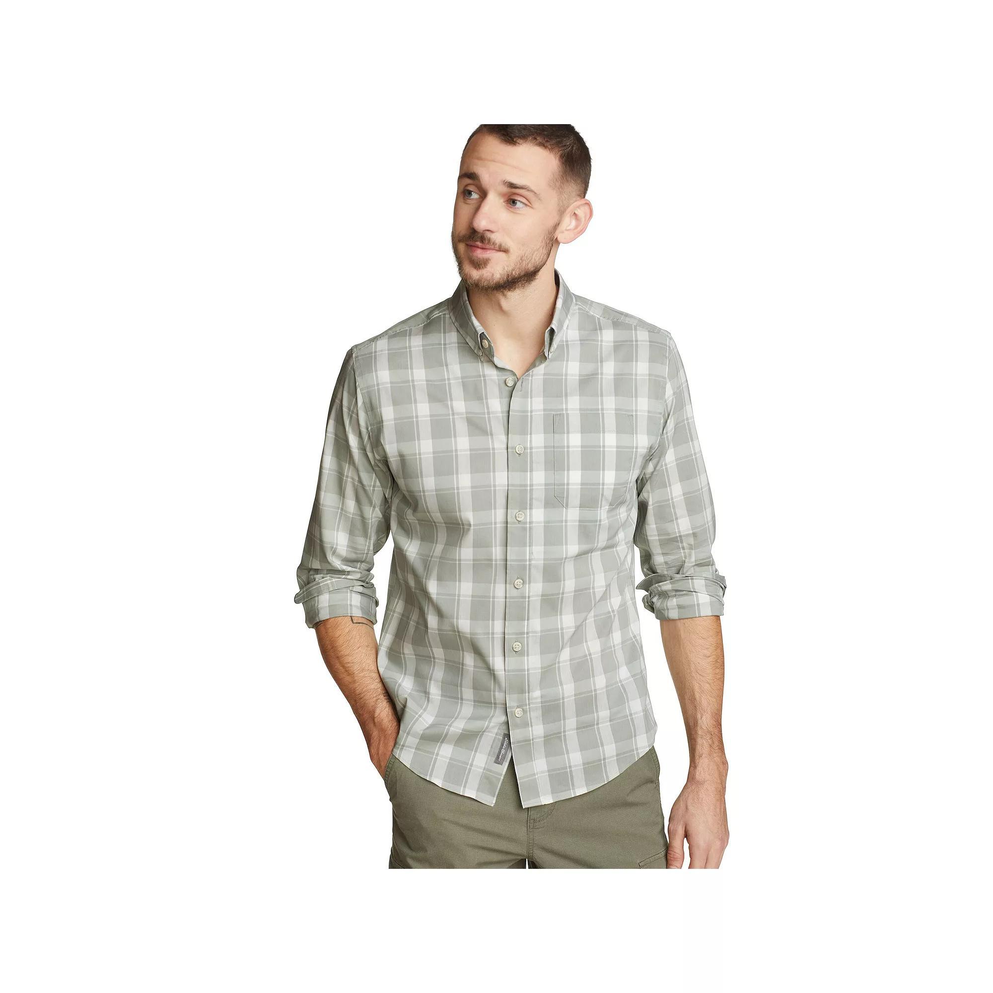 Big & Tall Eddie Bauer Long Sleeve Voyager Flex Shirt, Mens Product Image