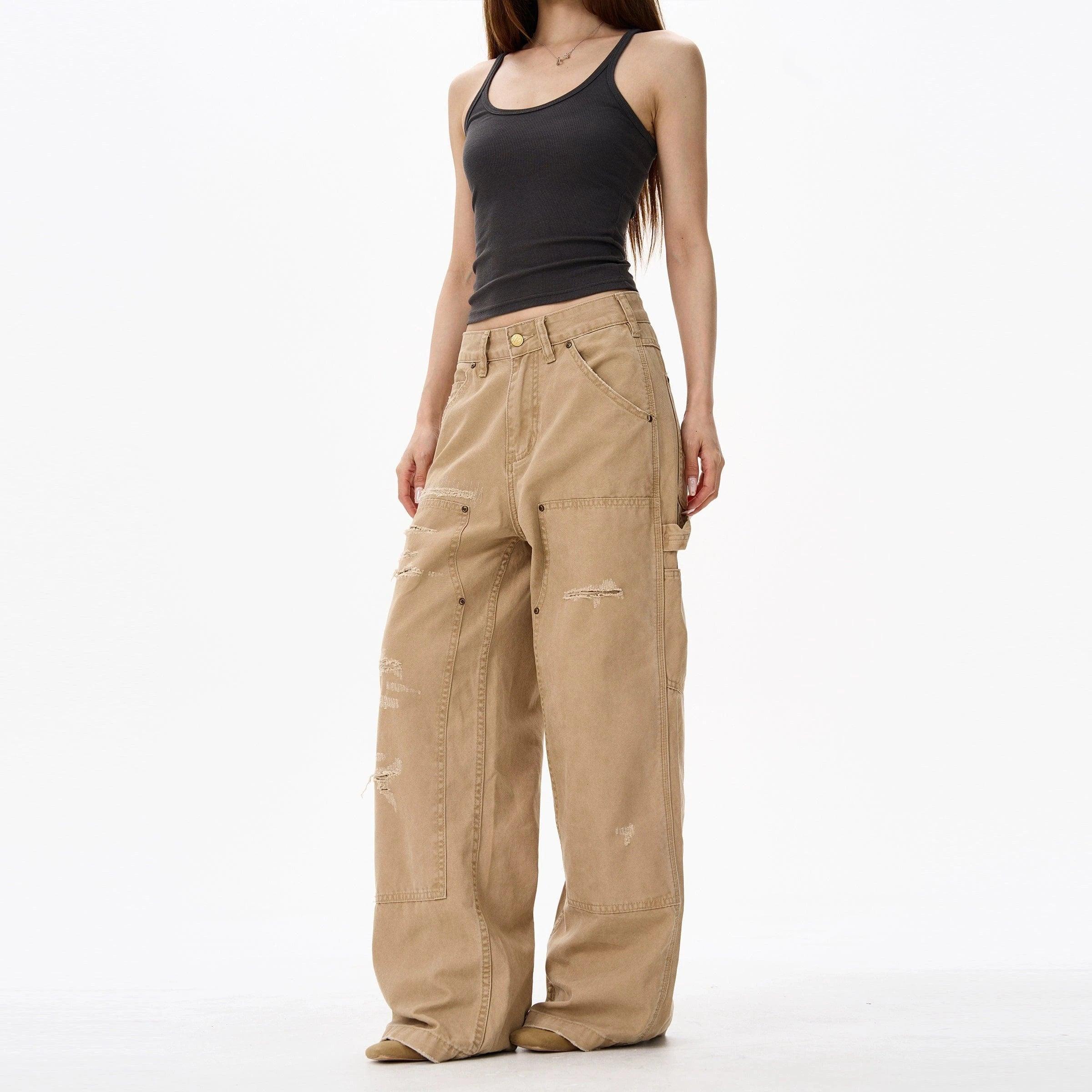 RT No. 18140 DISTRESSED CARPENTER JEANS Product Image
