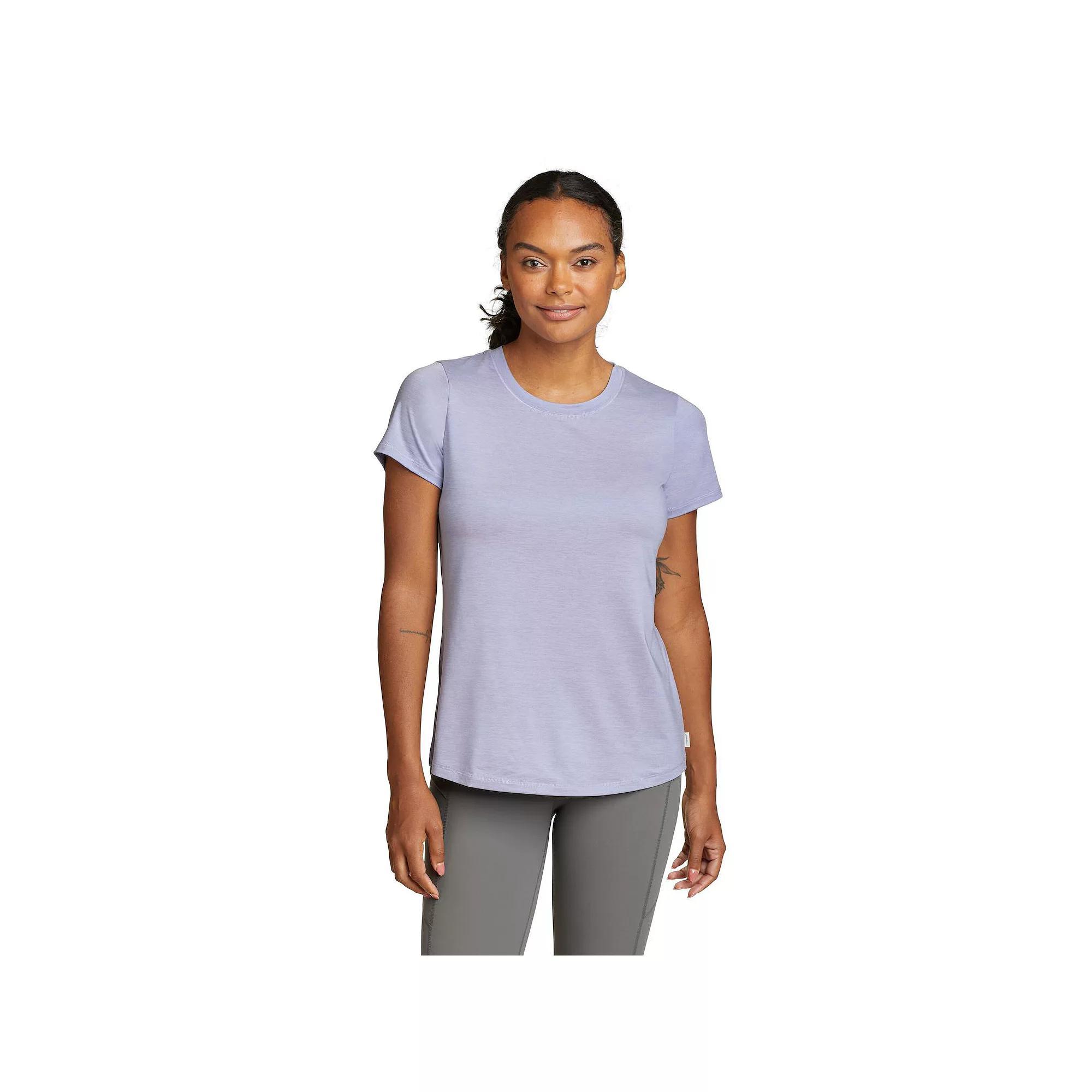 Women's Eddie Bauer Resolution Short Sleeve Tee, Size: Large, Wisteria Product Image