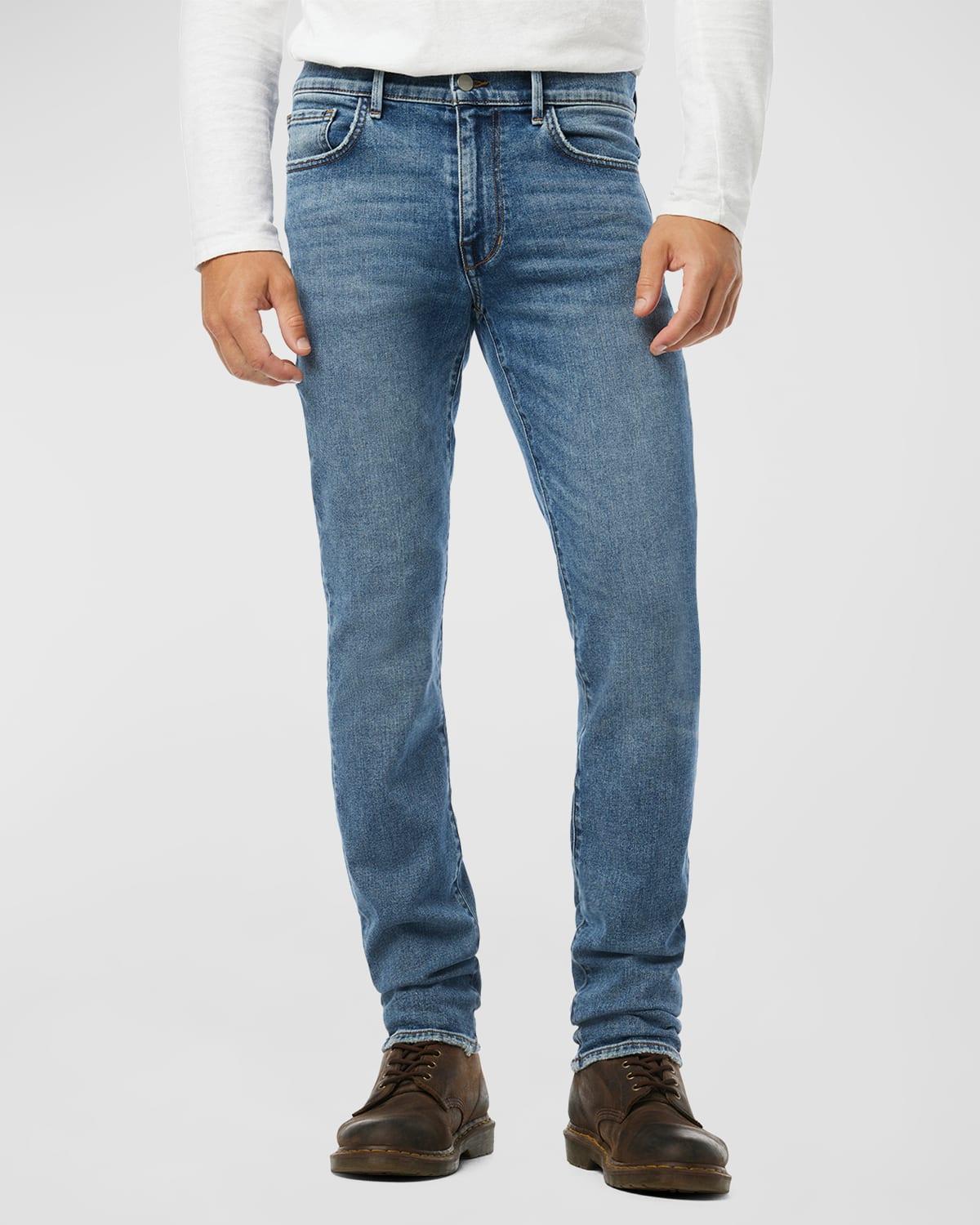 Mens Asher Stretch-Cotton Straight-Leg Jeans Product Image