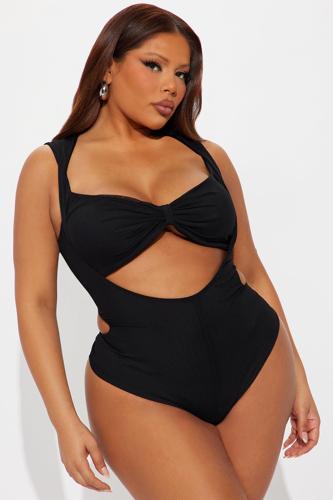 Barely Behaved Mesh Skirt Set - Black Product Image