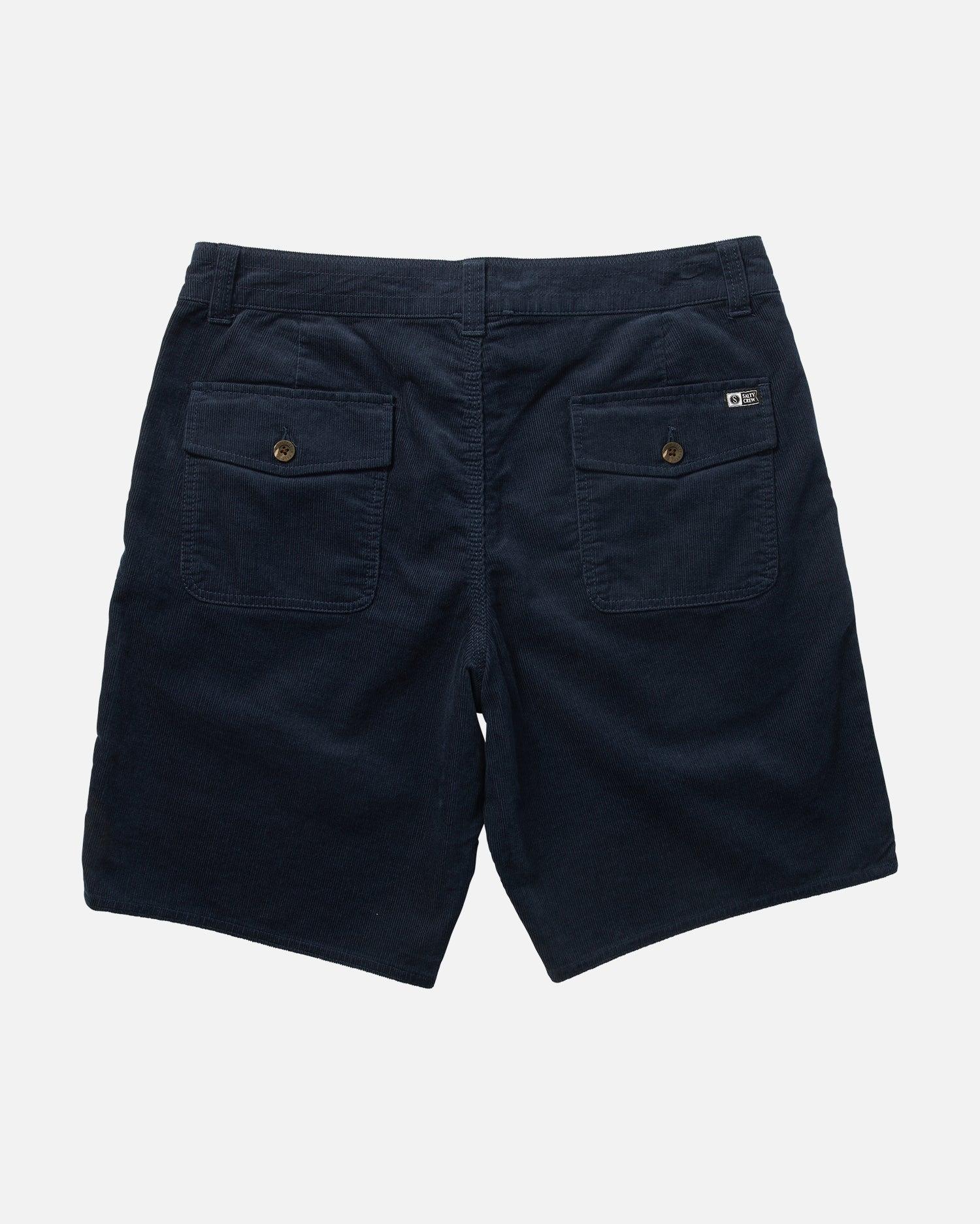 Boneyard Corduroy Short - Navy Male Product Image