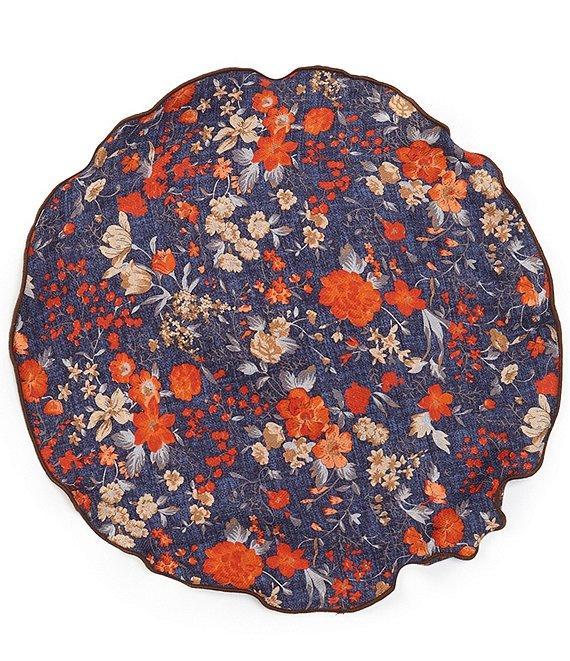 Edward Armah Floral Reversible Sillk Pocket Circle Product Image