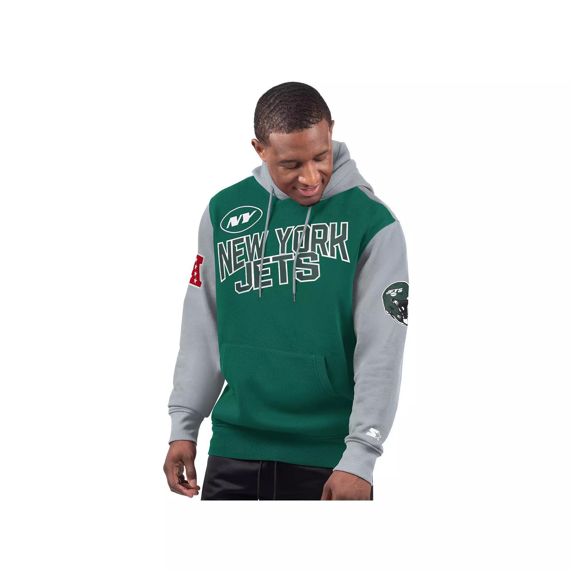 Men's Starter Green New York Jets Extreme Pullover Hoodie, Size: XL Product Image