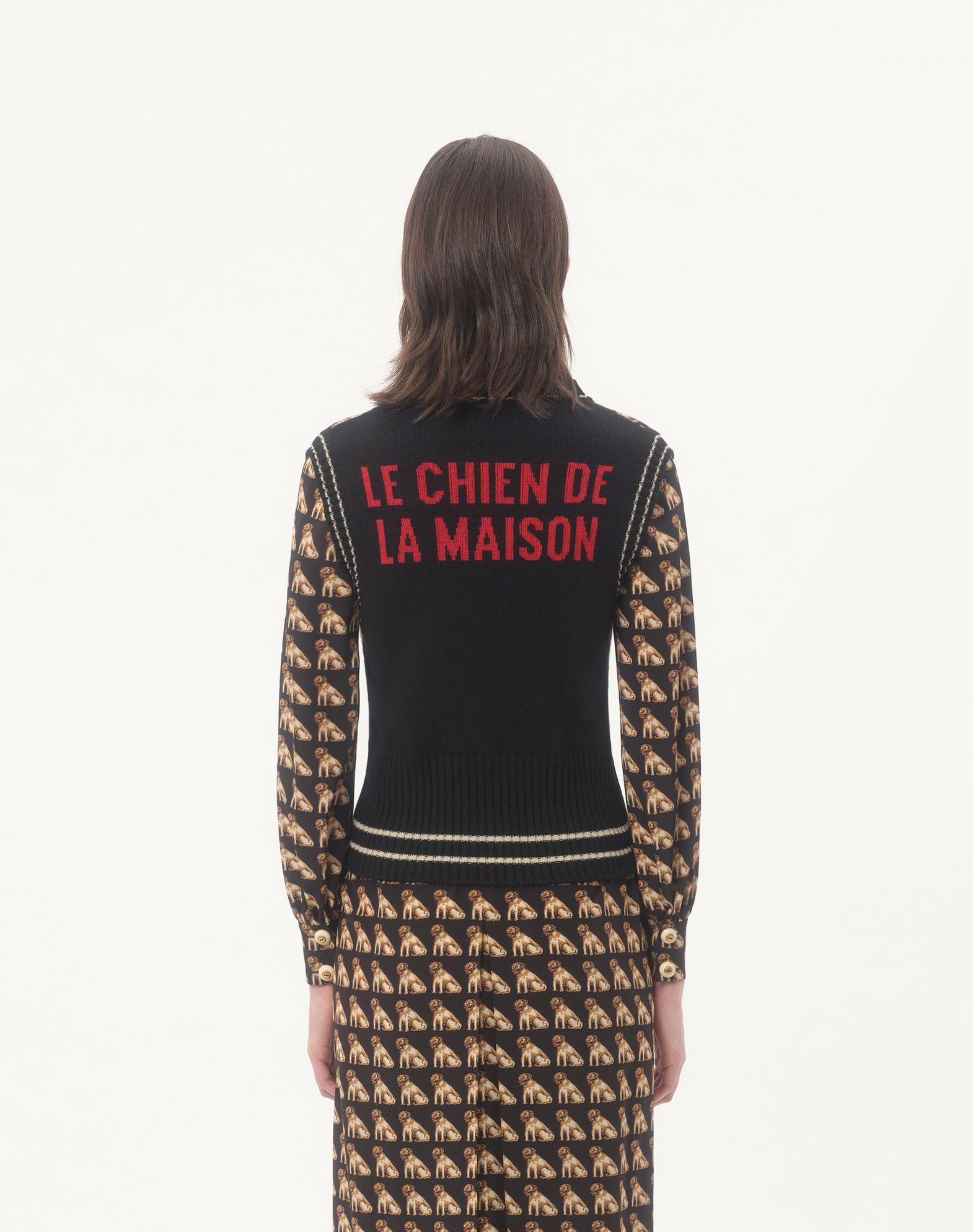 Petit Charles Jacquard Wool Gilet Product Image