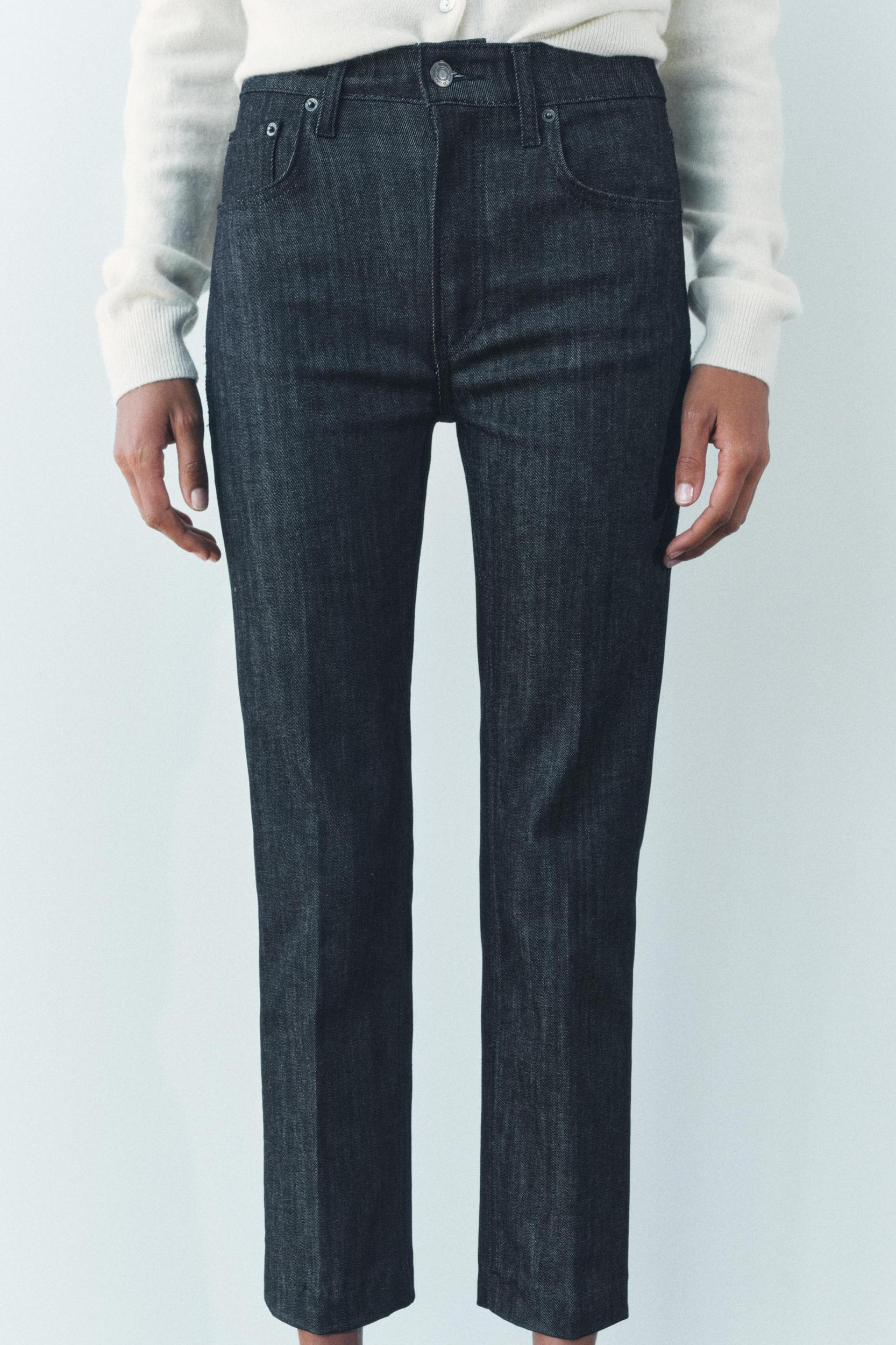 ZW COLLECTION HIGH RISE BOOTCUT CROPPED JEANS Product Image