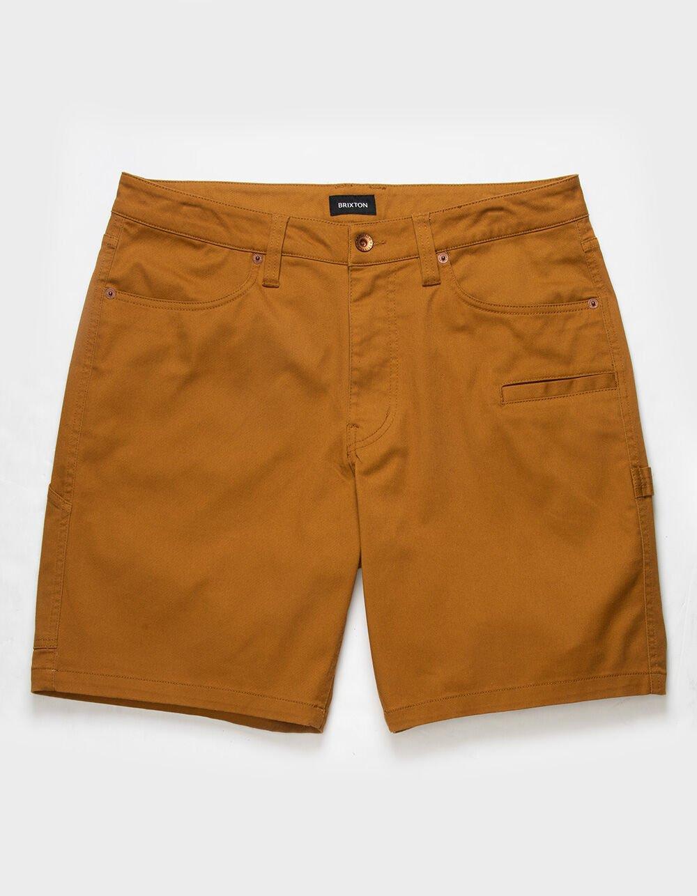 BRIXTON Carpenter Utility Stretch Mens Shorts - BLACK Product Image