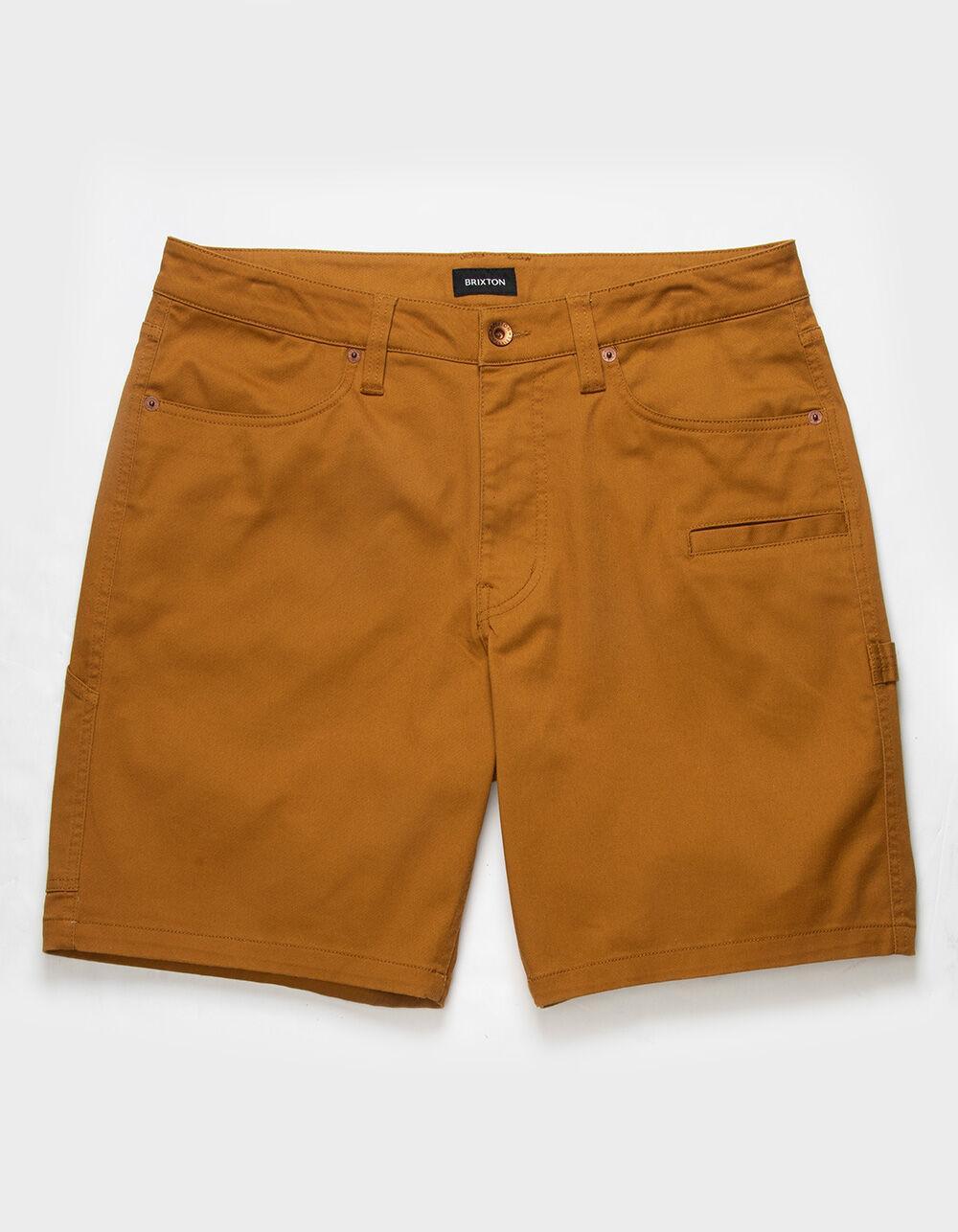 BRIXTON Carpenter Utility Stretch Mens Shorts - BLACK Product Image