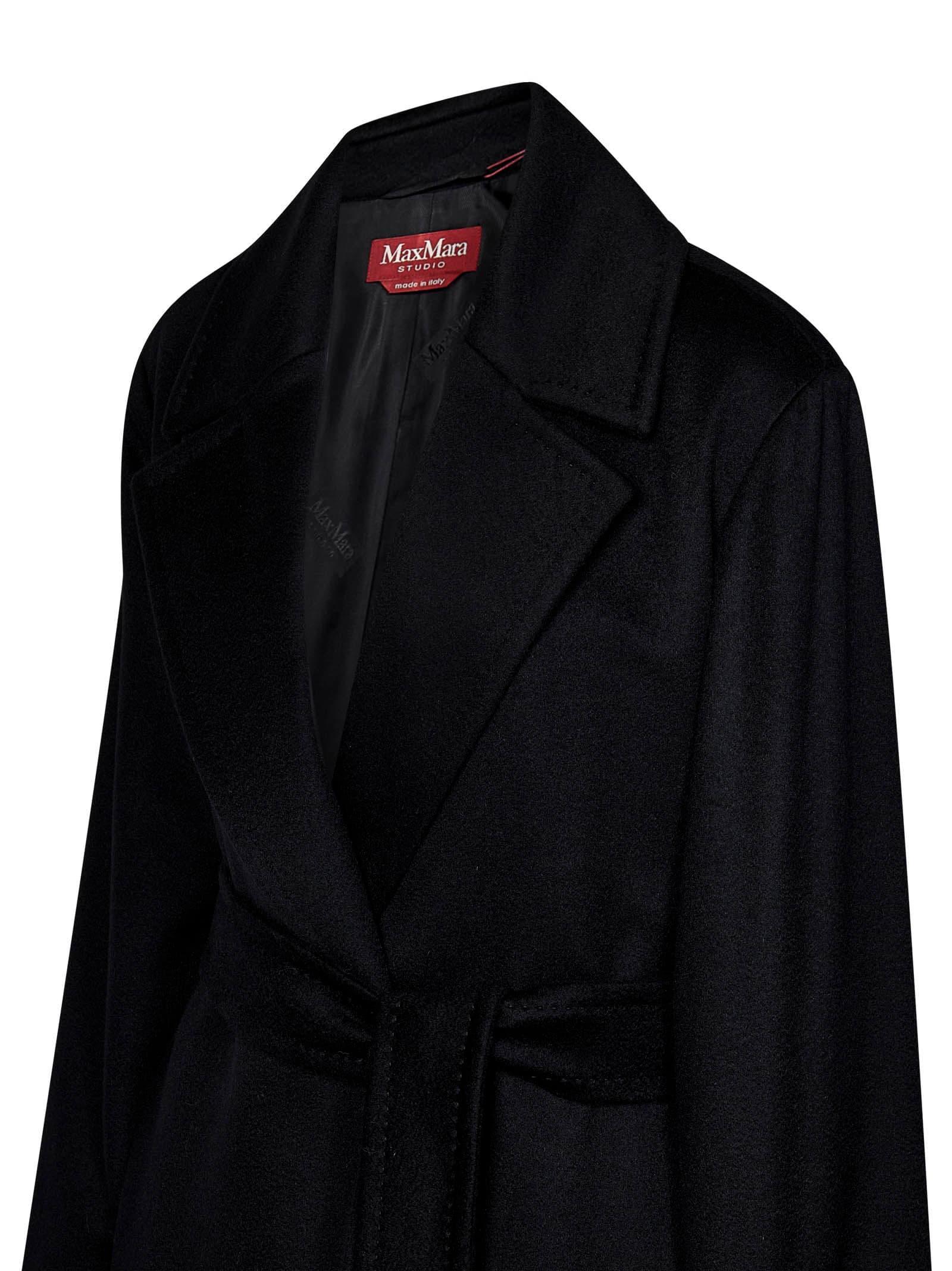 MAX MARA Belted Long In Black Product Image