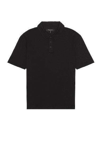 Rag & Bone Classic Polo in Green Product Image
