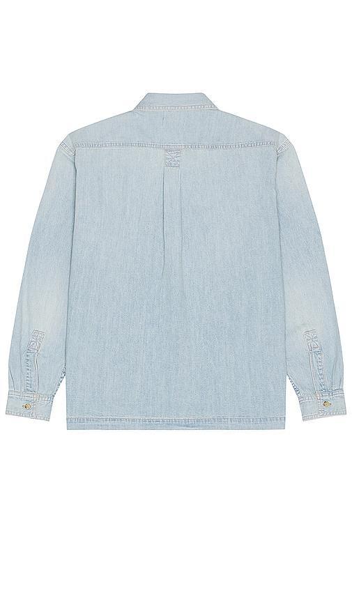 JOHN ELLIOTT Princeton Work Shirt in Denim-Light Product Image
