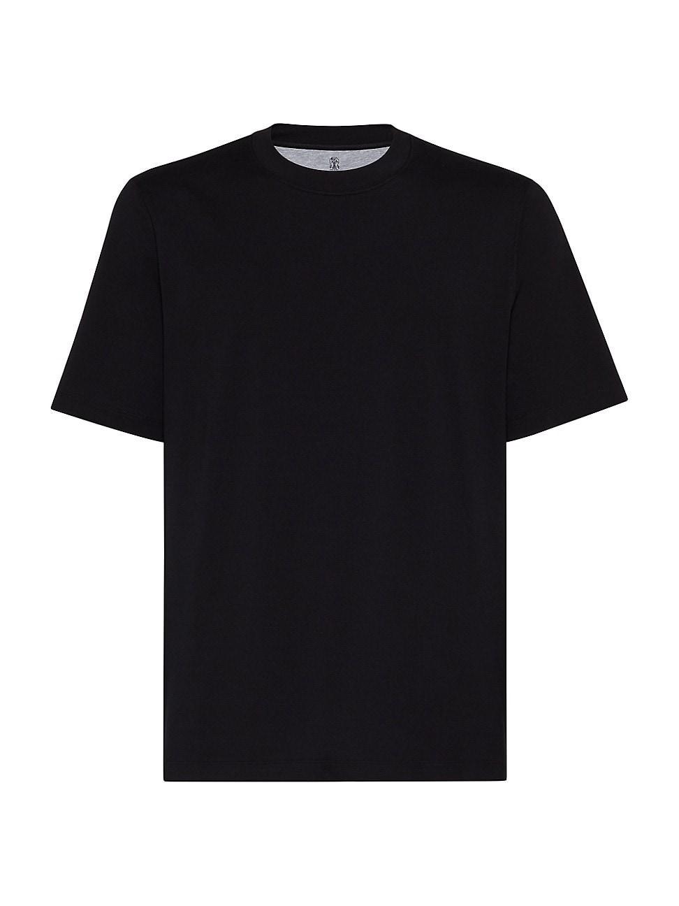 Mens Cotton Jersey Crew Neck T-Shirt Product Image