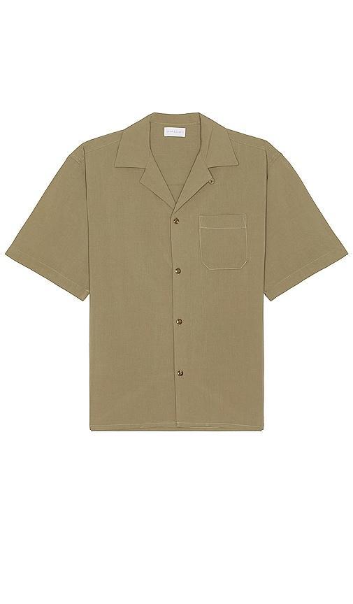 Mens Solid Camp Shirt Product Image