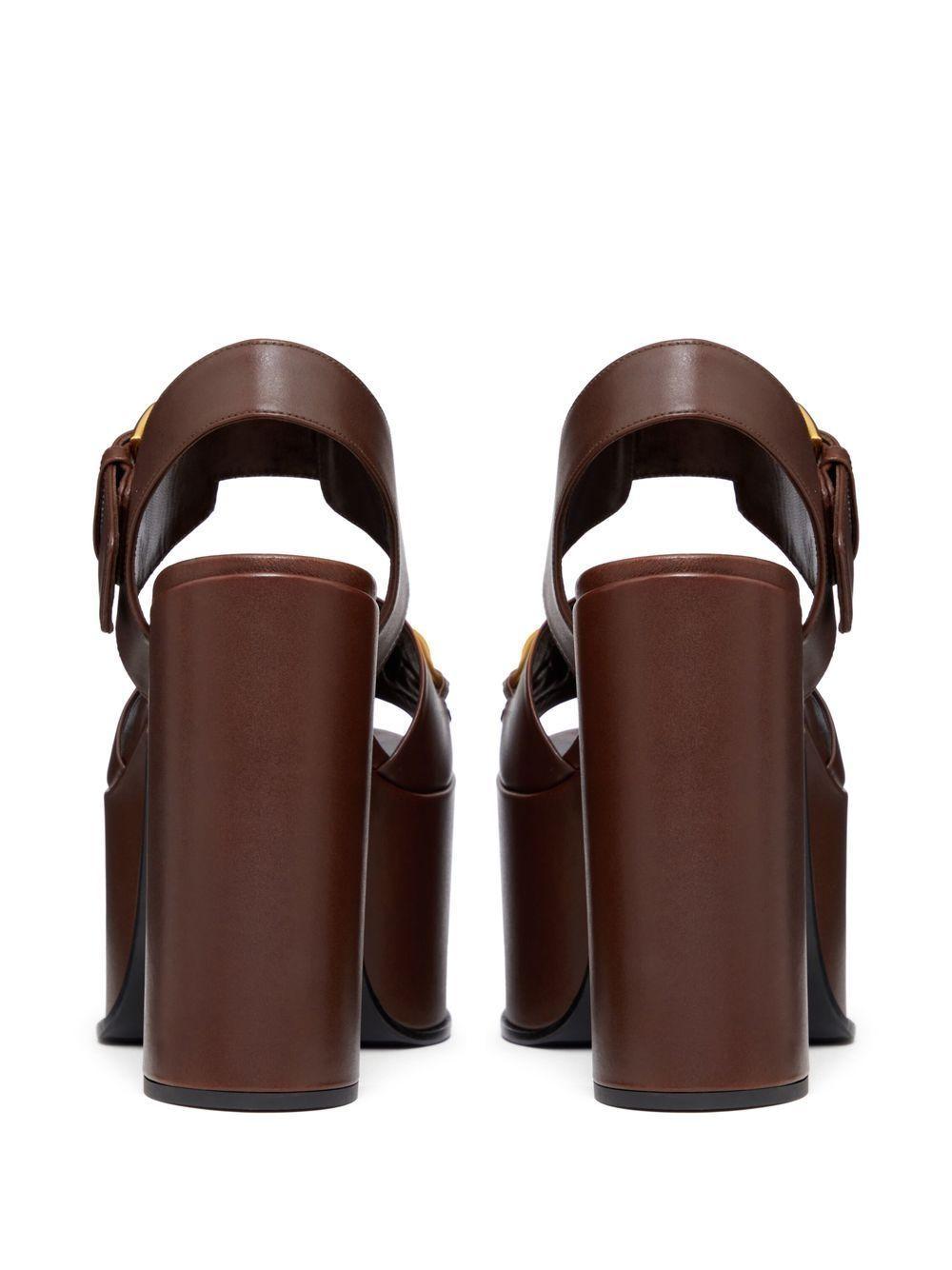 VLogo Chain 130mm platform sandals Product Image