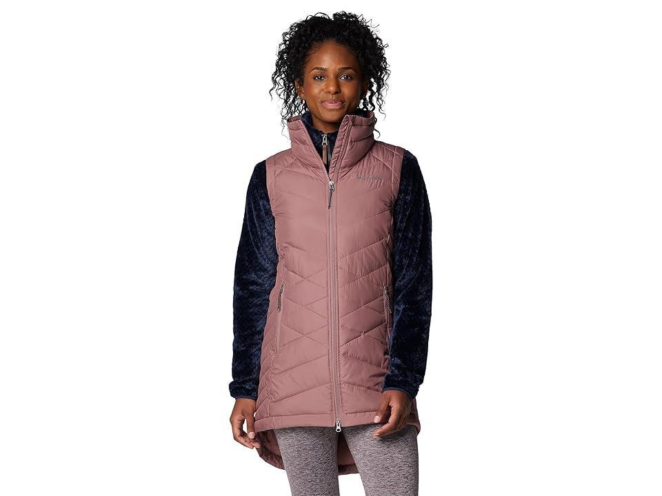 Plus Size Columbia Heavenly II Long Vest, Women's, Size: 1XL, Dark Grey Product Image