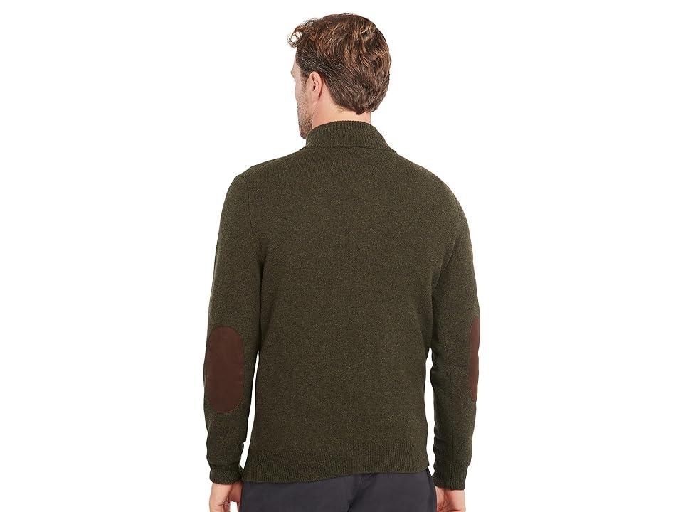 Barbour Elbow Patch Button Sweater Navy XXL Product Image