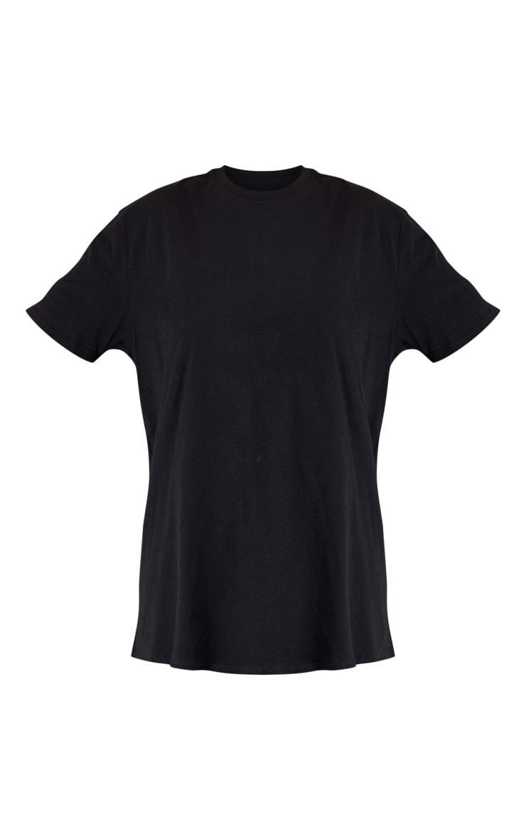 Cotton Black Oversized T-Shirt Product Image