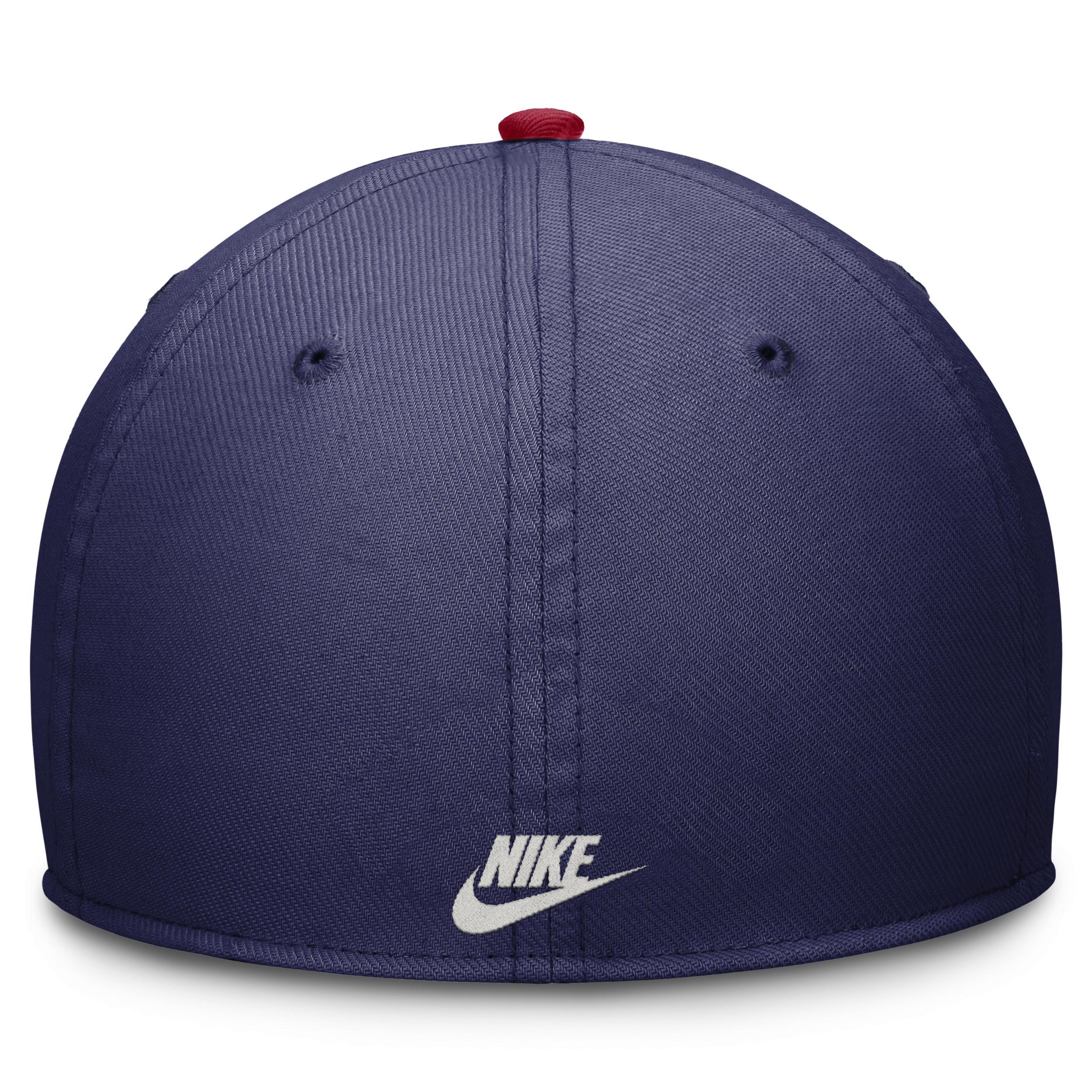 Mens Nike Black/Teal Florida Marlins Cooperstown Collection Rewind Swooshflex Performance Hat Product Image