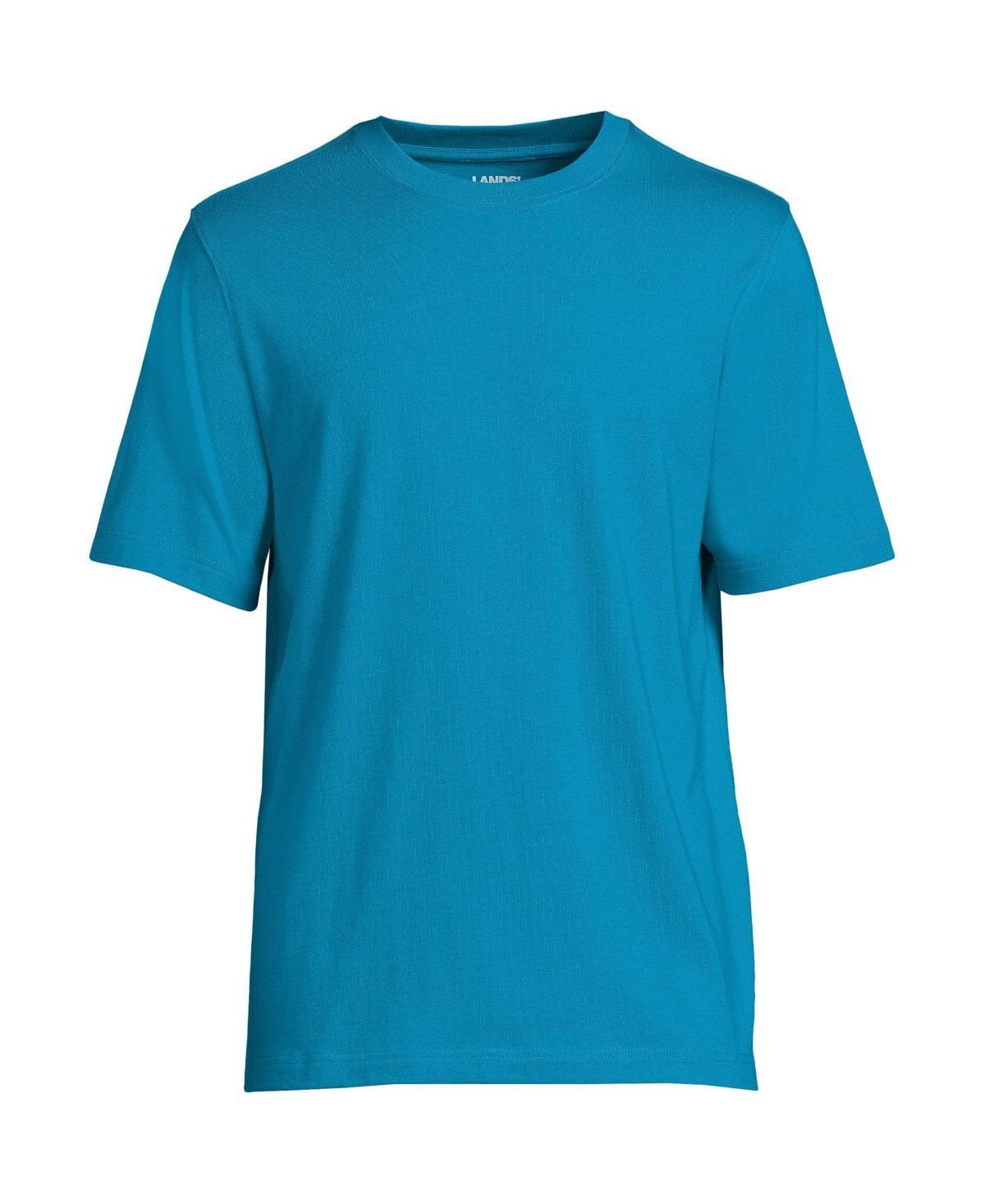 Men's Lands' End Super-T Short Sleeve T-Shirt, Size: Small, Deep Woodland Green Product Image