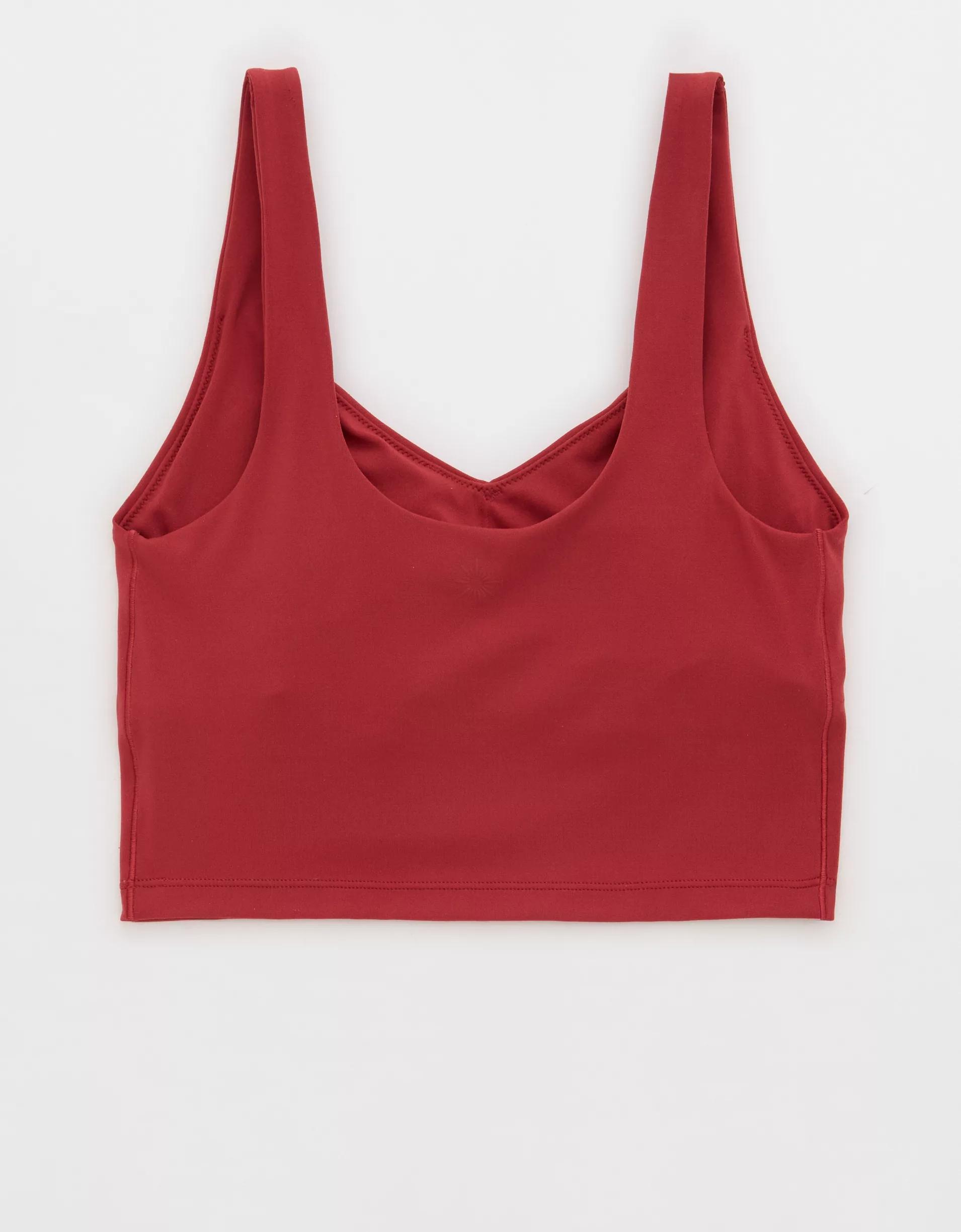 OFFLINE By Aerie Real Me Low Key Longline Sports Bra Product Image