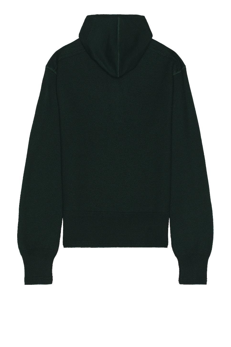 Burberry Half Zip Hoodie in Green Product Image