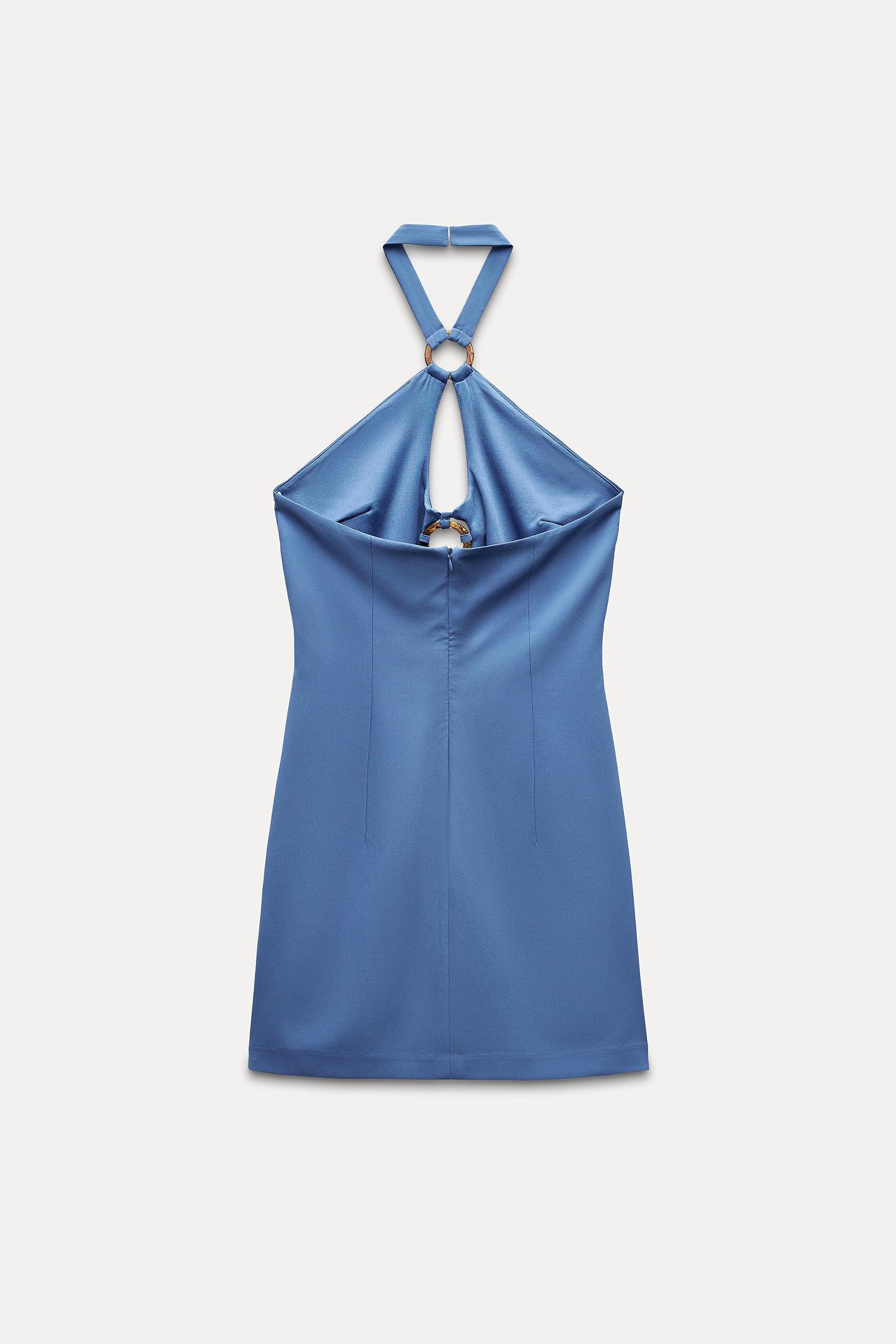 SHORT HALTER DRESS Product Image