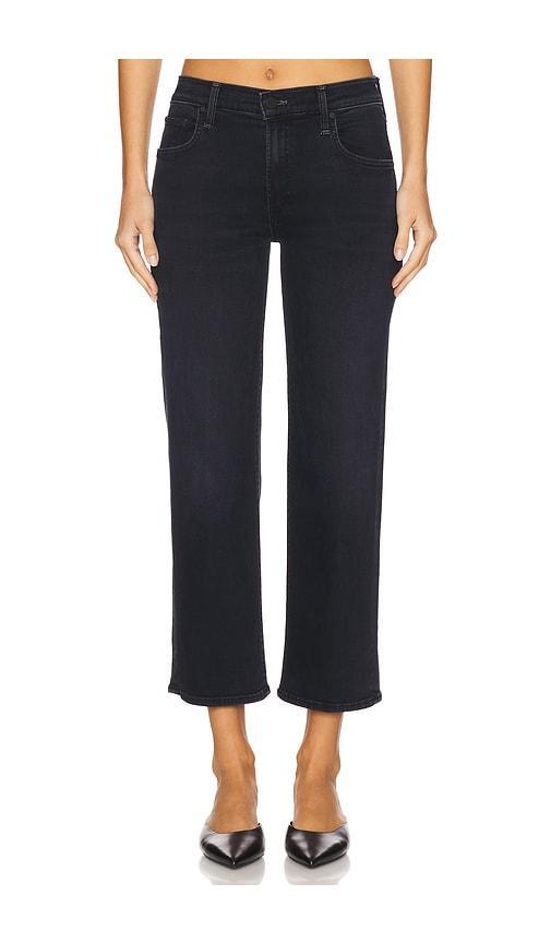 Petite Lil' Mid Rise Zip Rambler in Night MOTHER Product Image