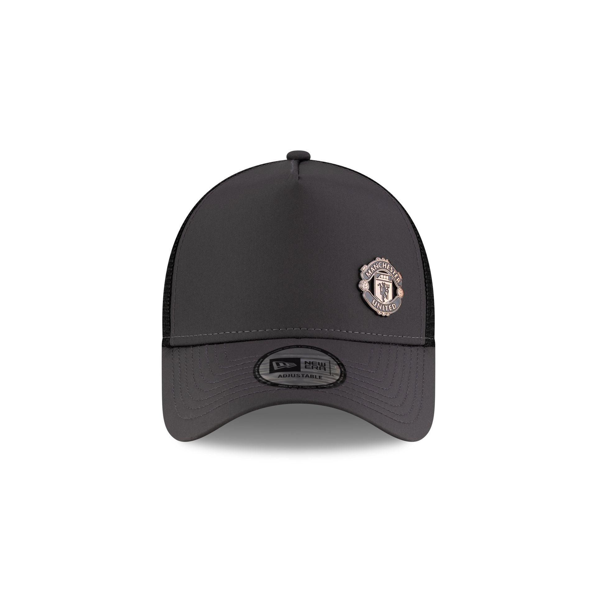 Manchester United FC Bronze Emblem 9FORTY A-Frame Trucker Hat Male Product Image