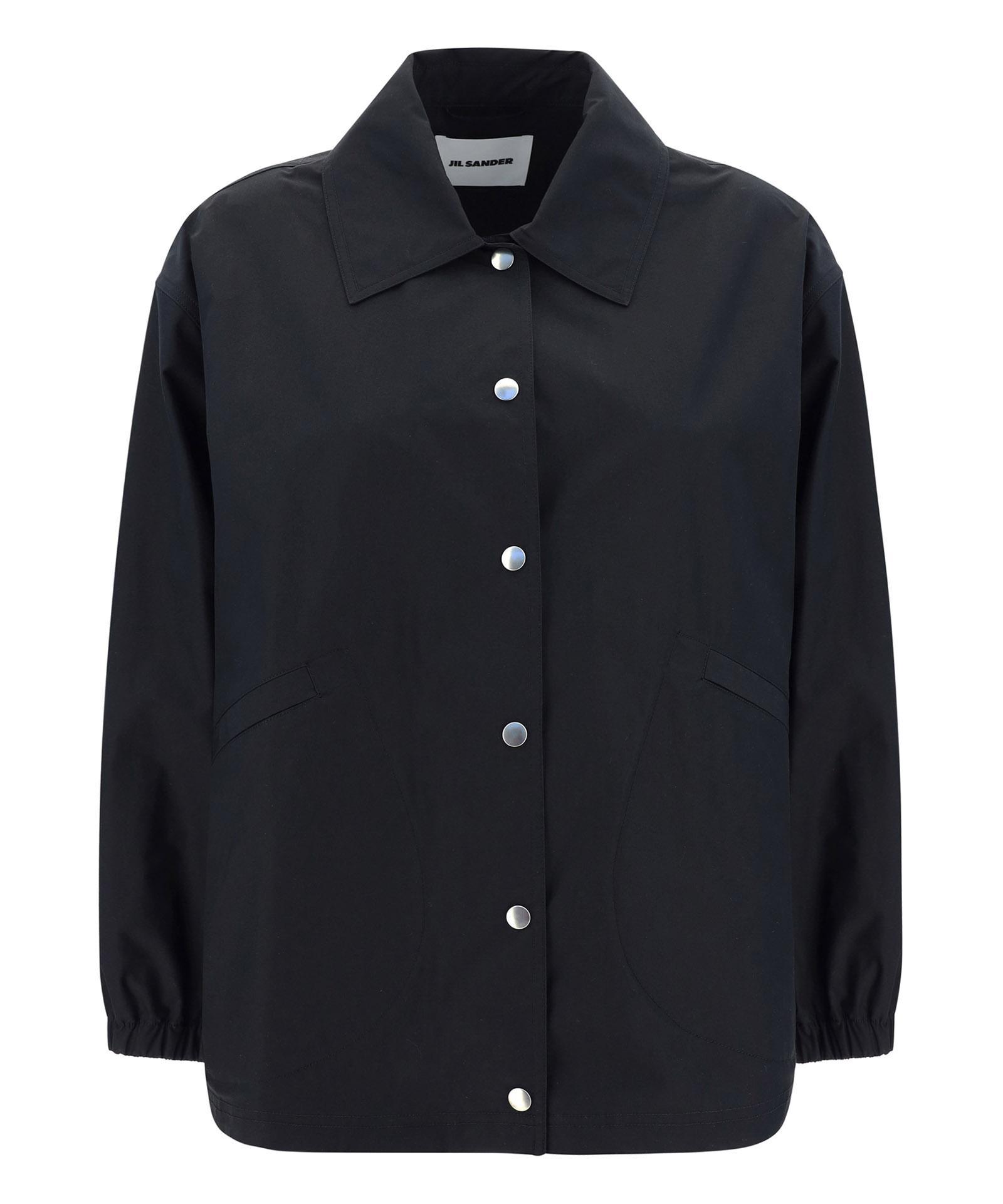 JIL SANDER Blouson Shirt In Black Product Image