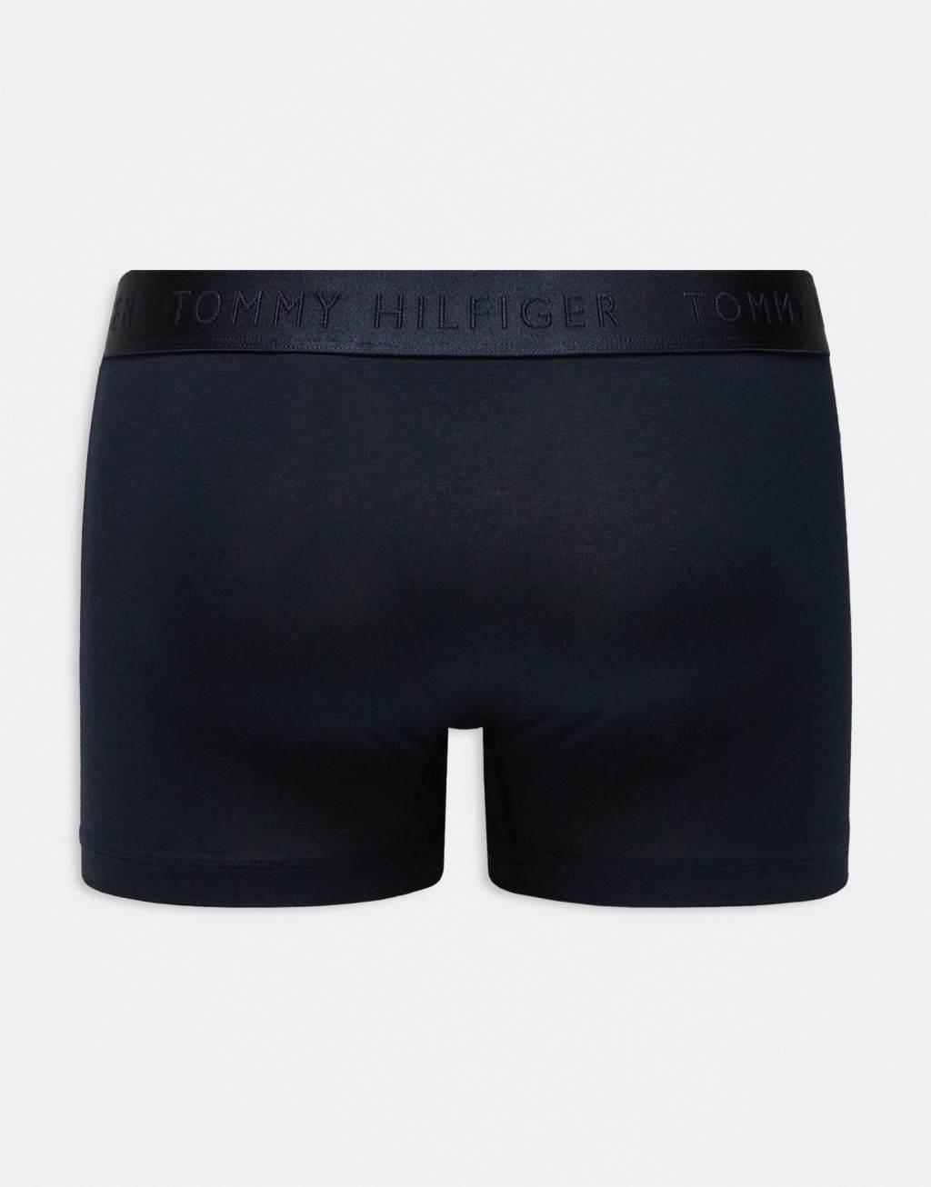 Tommy Hilfiger Everyday Luxe 3 pack trunk in navy/black/gray Product Image