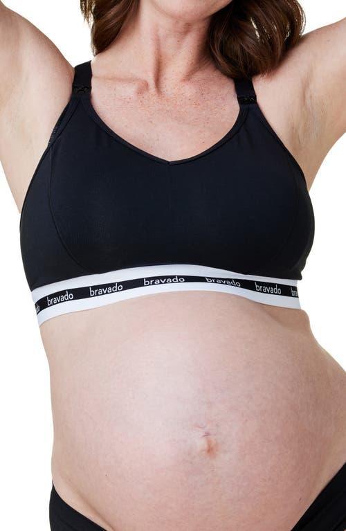 Bravado! Designs Women's Original Full Cup Nursing Bra - Black S: Racerback, Adjustable Straps, Pullover Product Image