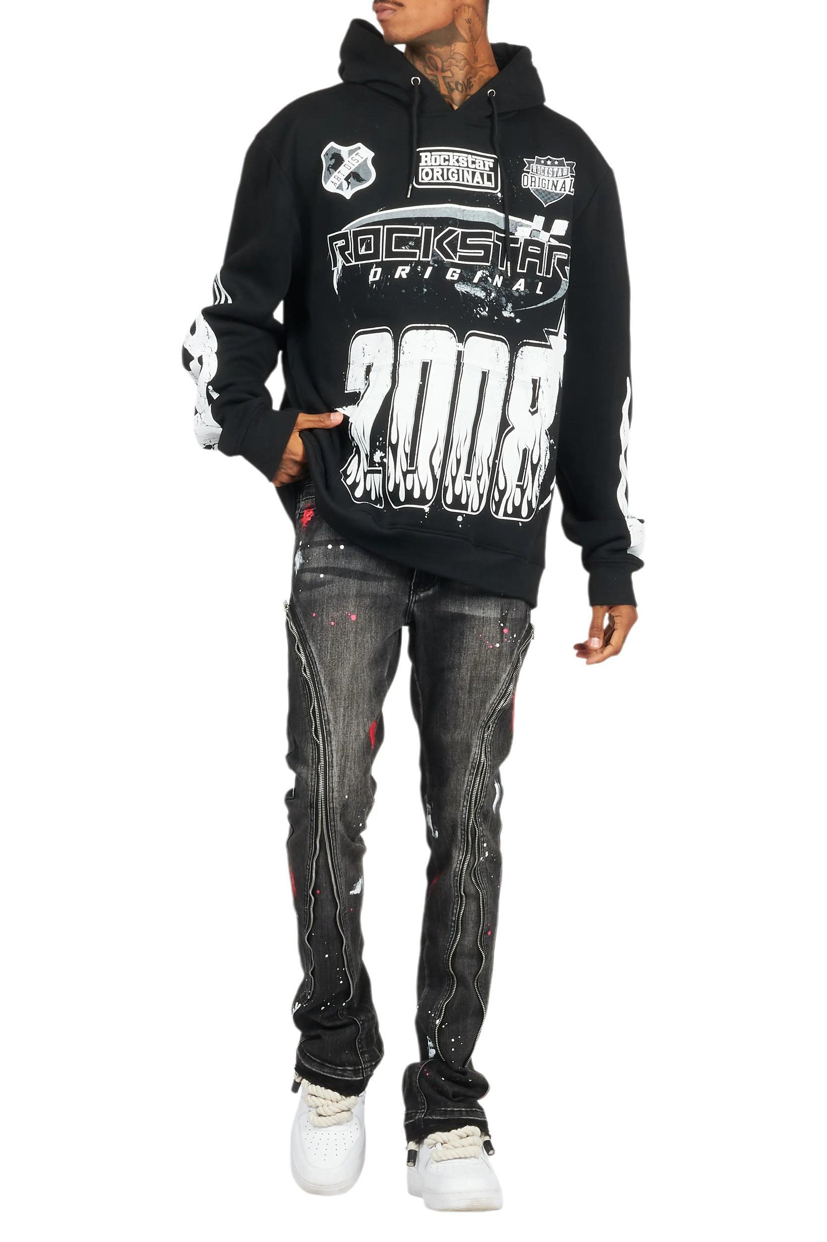 Esha Black Oversized Hoodie Female Product Image