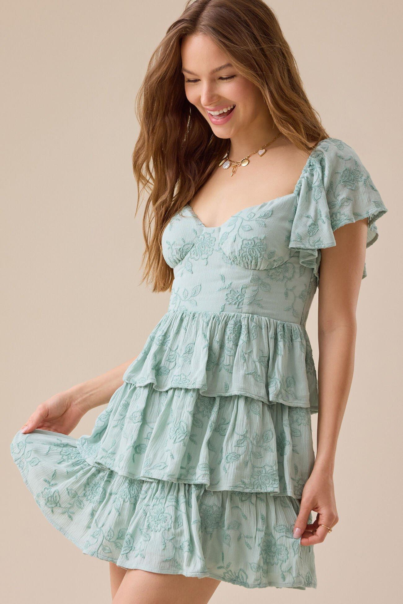 Roxara Tiered Mini Dress Product Image