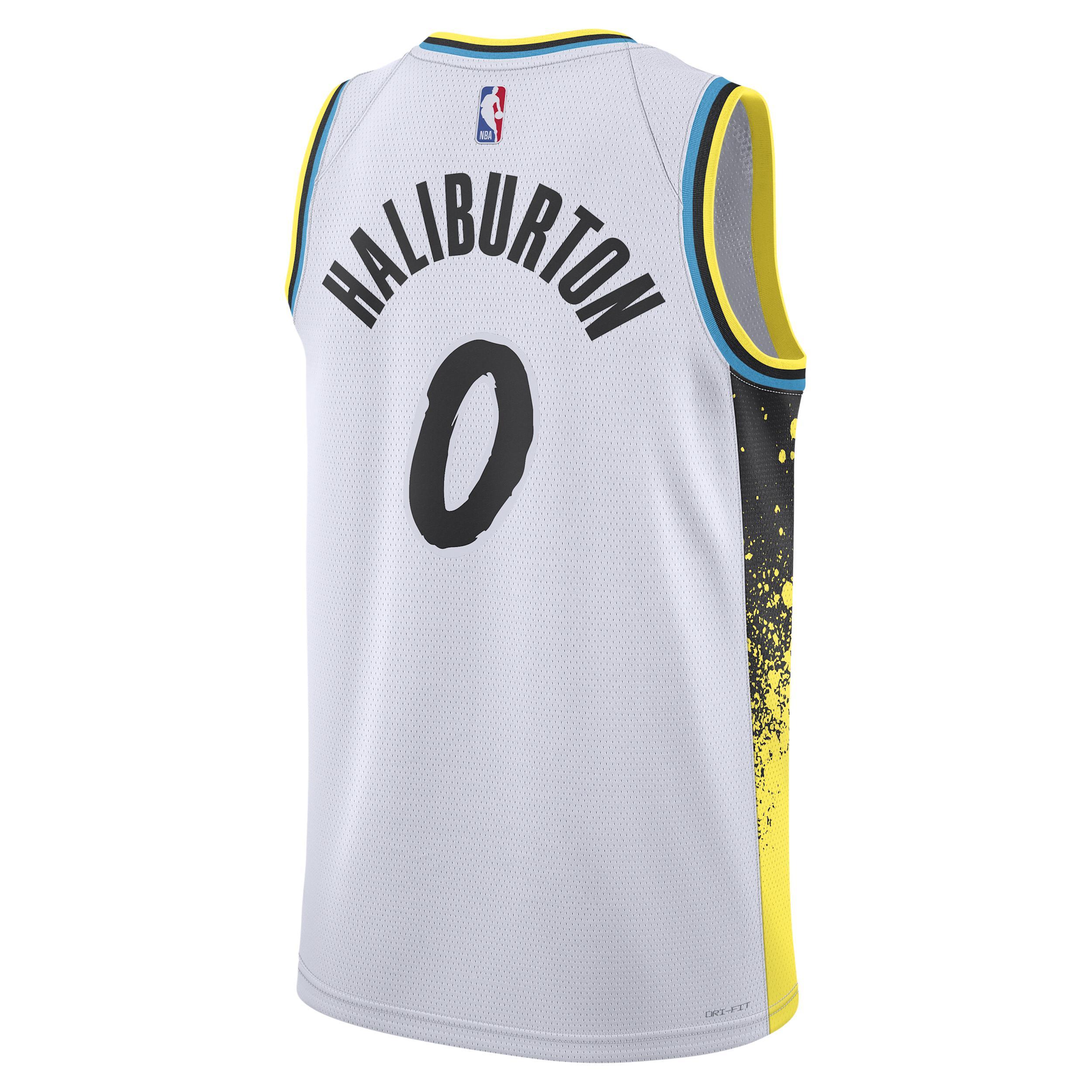Tyrese Haliburton Indiana Pacers 2024/25 City Edition Nike Men's Dri-FIT NBA Swingman Jersey Product Image