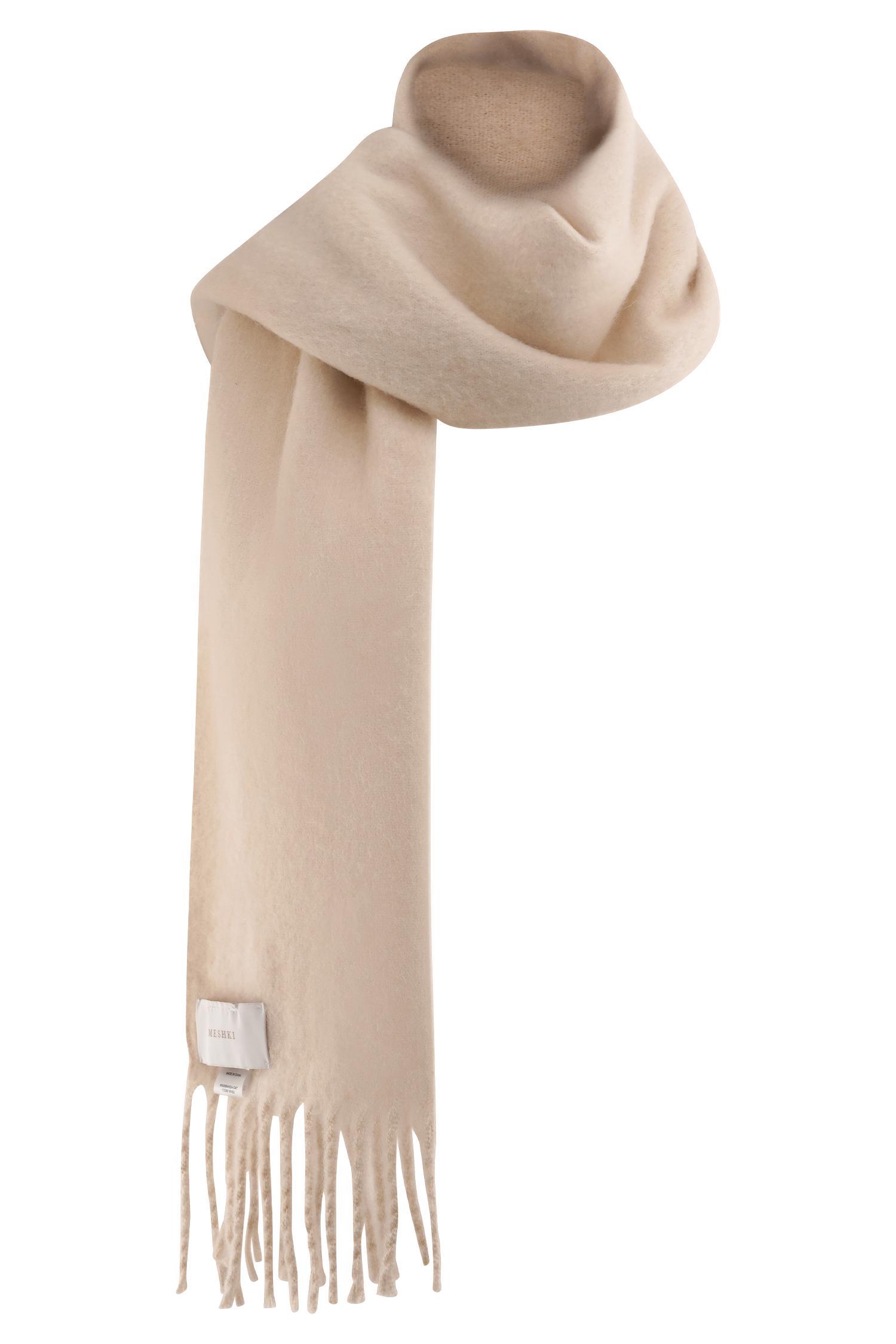 MESHKI Knit Scarf - Oat Product Image