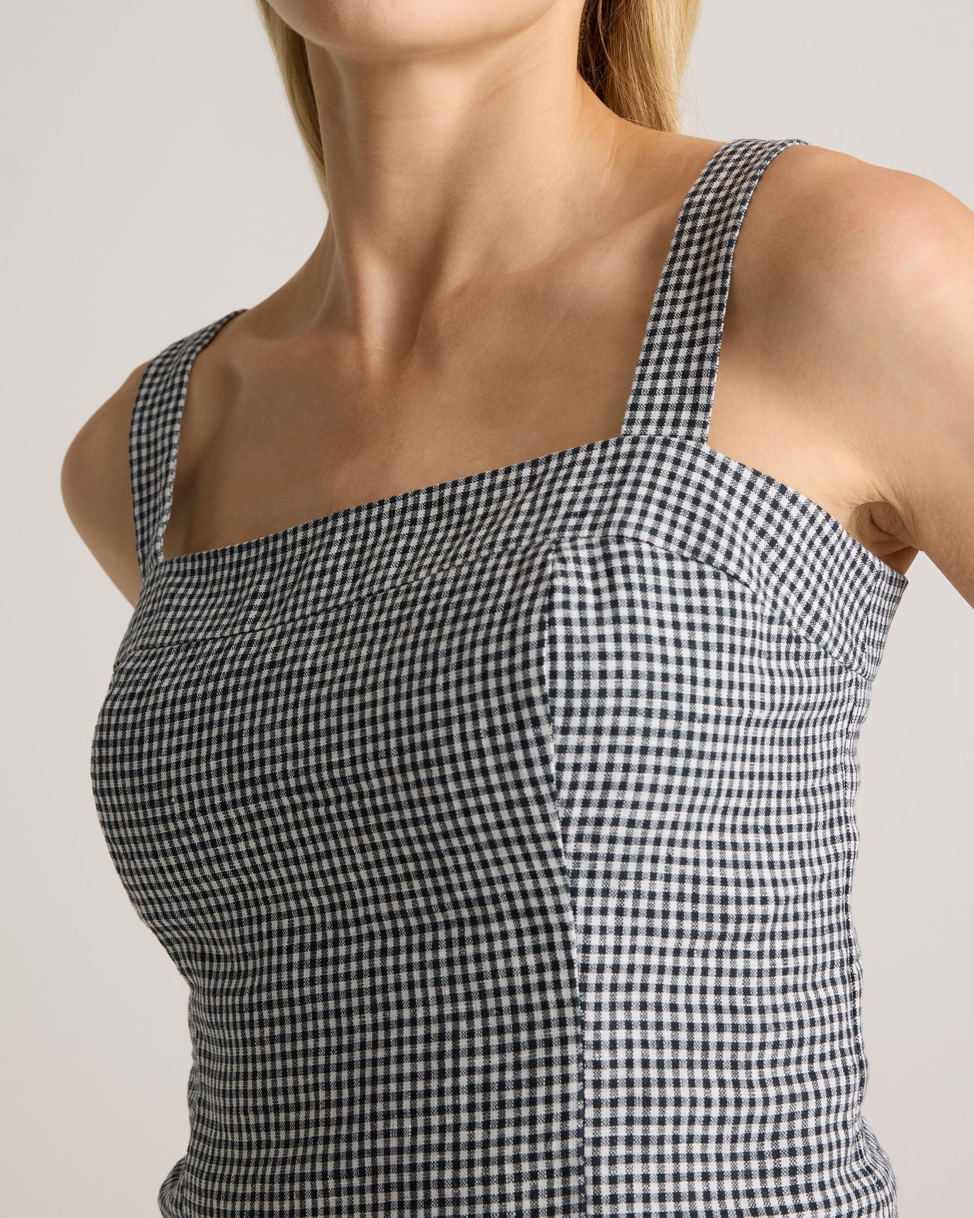 100% European Linen Fitted Tank Product Image