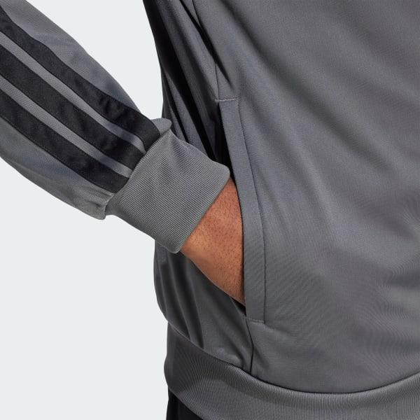 Men's adidas 3-Stripes Tricot Regular Sportswear Track Jacket, Size: XXL, Dark Blue Product Image