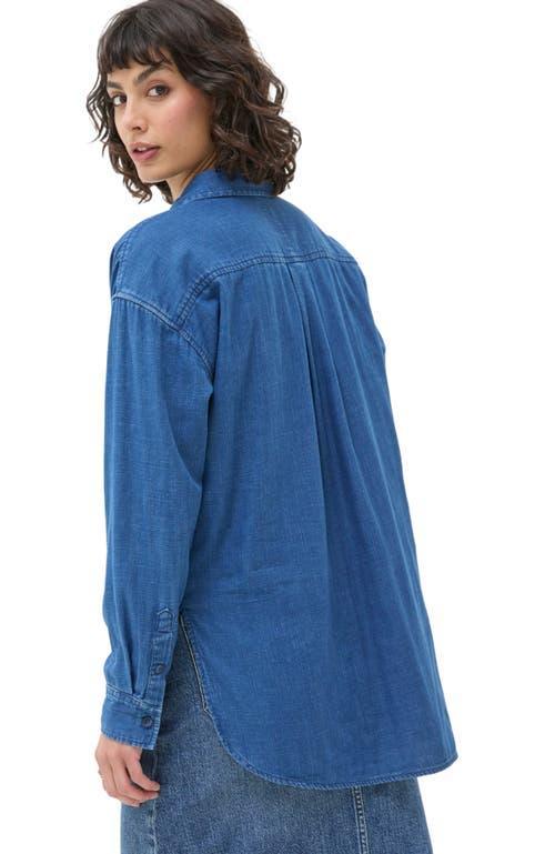 FatFace Women's Carolin Denim Shirt in Vintage Blue at Nordstrom, Size 6L Product Image