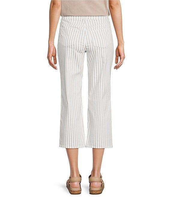 NYDJ High Rise Straight Leg Relaxed Fit Cropped Stretch Denim Jeans Product Image