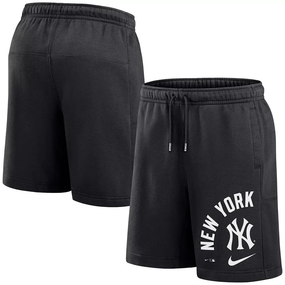 Men's Nike Navy New York Yankees Arched Kicker Shorts, Size: Large, Blue Product Image