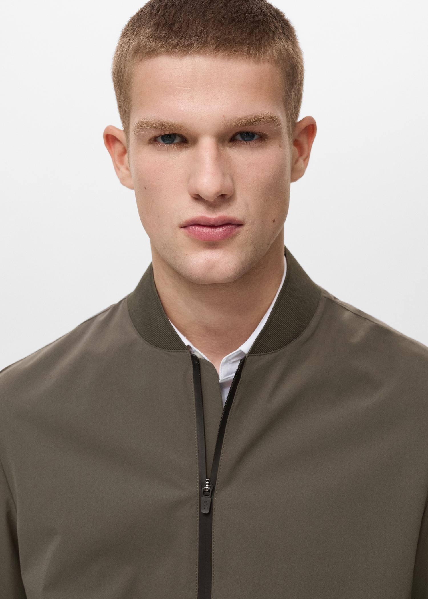 Waterproof bomber with COOLMAX® technology - Men | MANGO USA Product Image