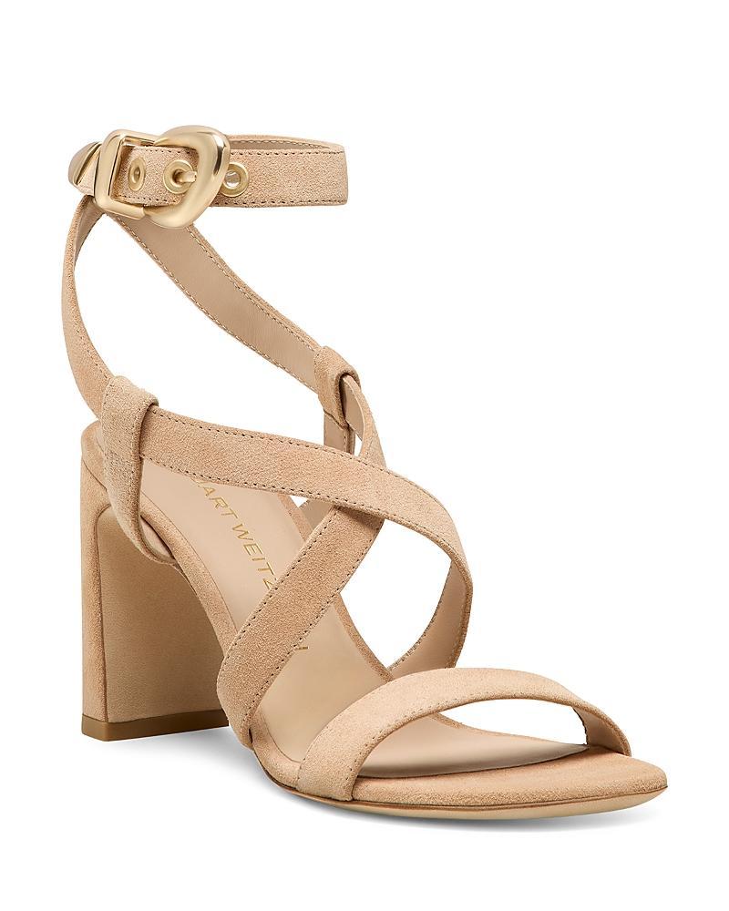 Womens Maven 75MM Leather Block-Heel Sandals Product Image